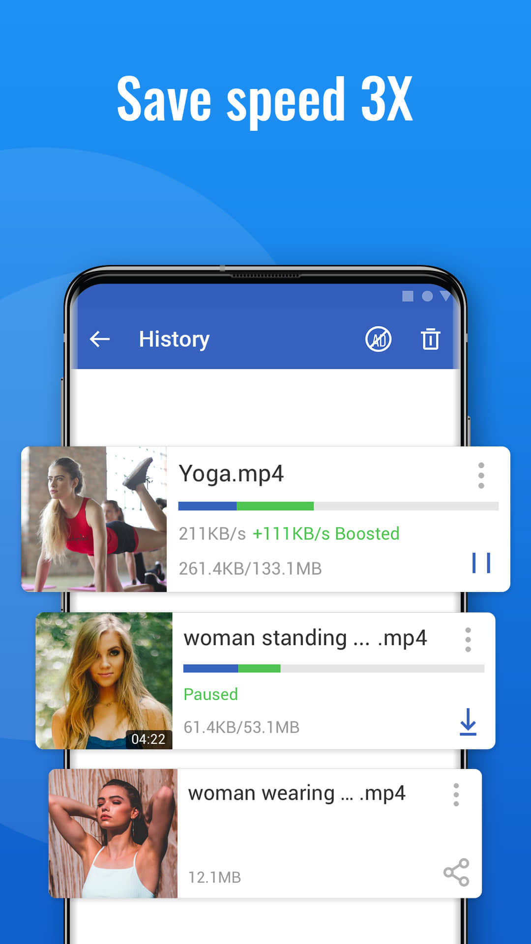اسکرین شات 4 برنامه Video downloader for FB