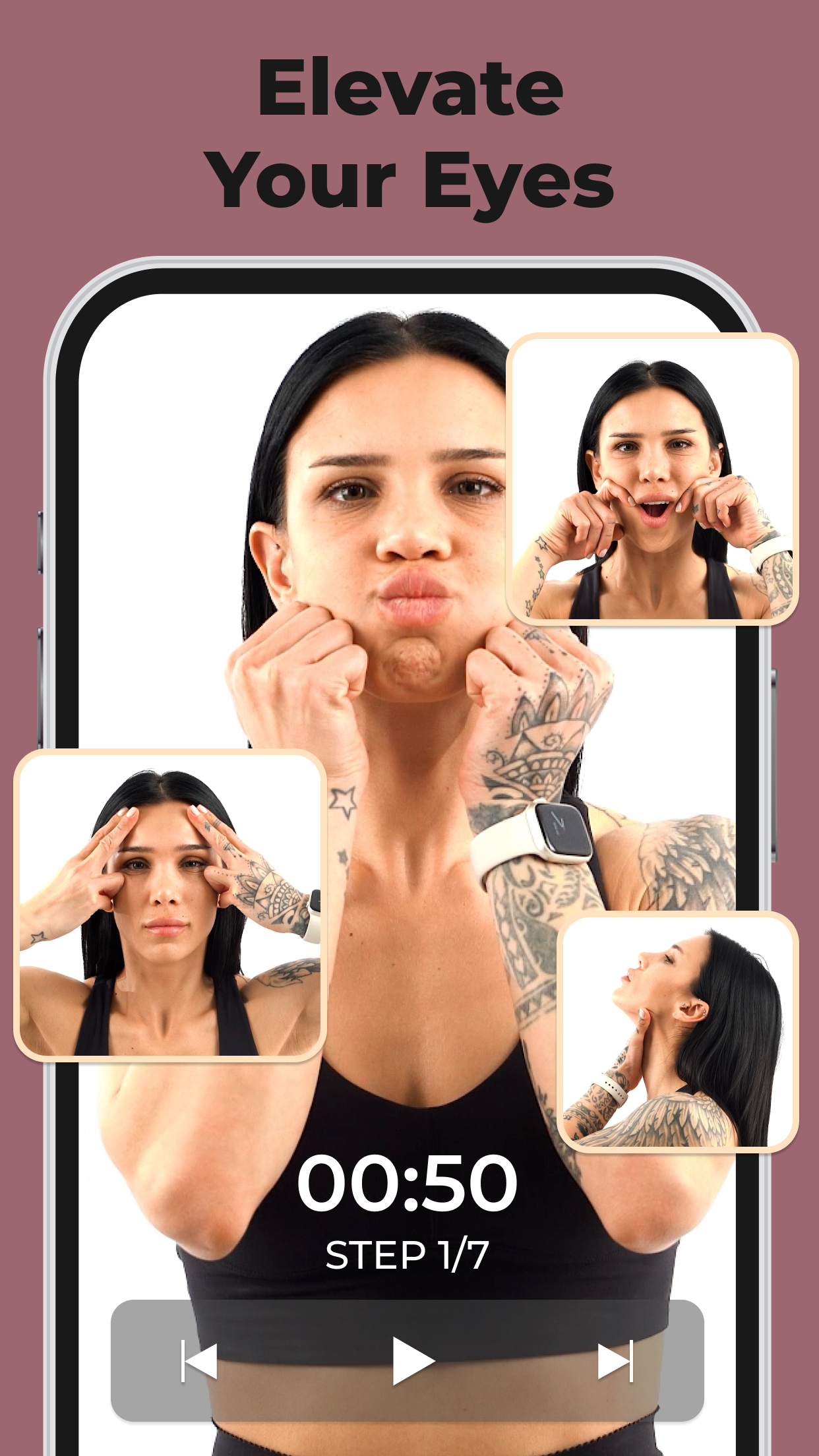 اسکرین شات 4 برنامه Face Yoga & Facial Exercises