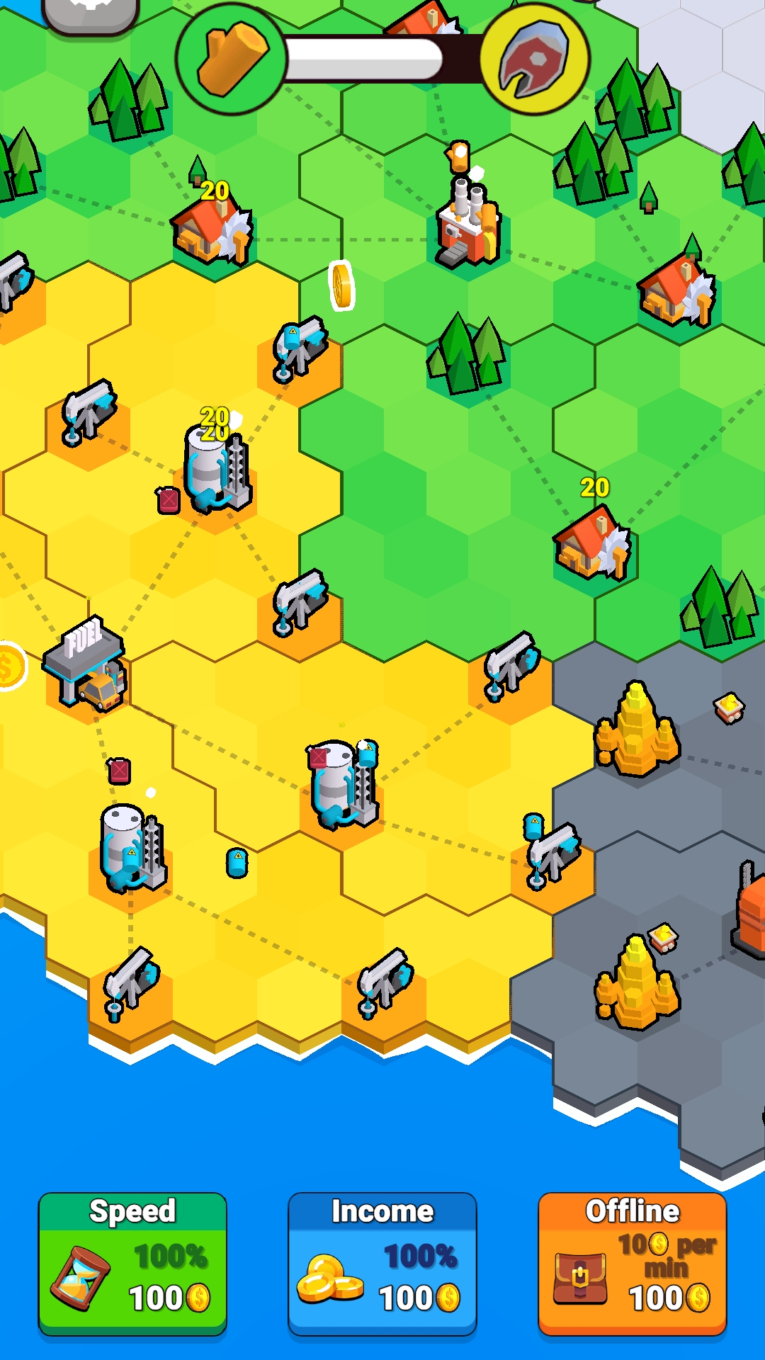اسکرین شات 2 بازی Factory World: Connect Map