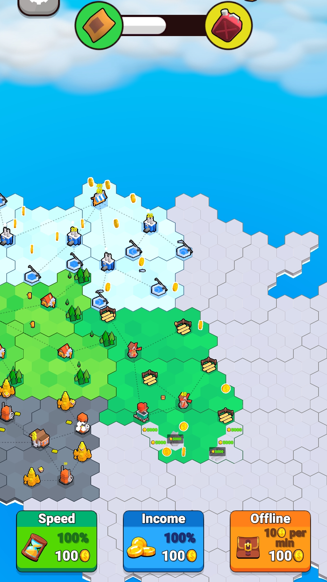 اسکرین شات 4 بازی Factory World: Connect Map