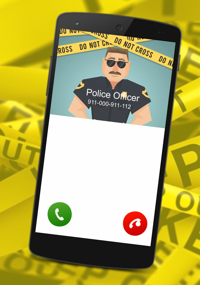 اسکرین شات 1 برنامه Police Kids Fake Call Prank