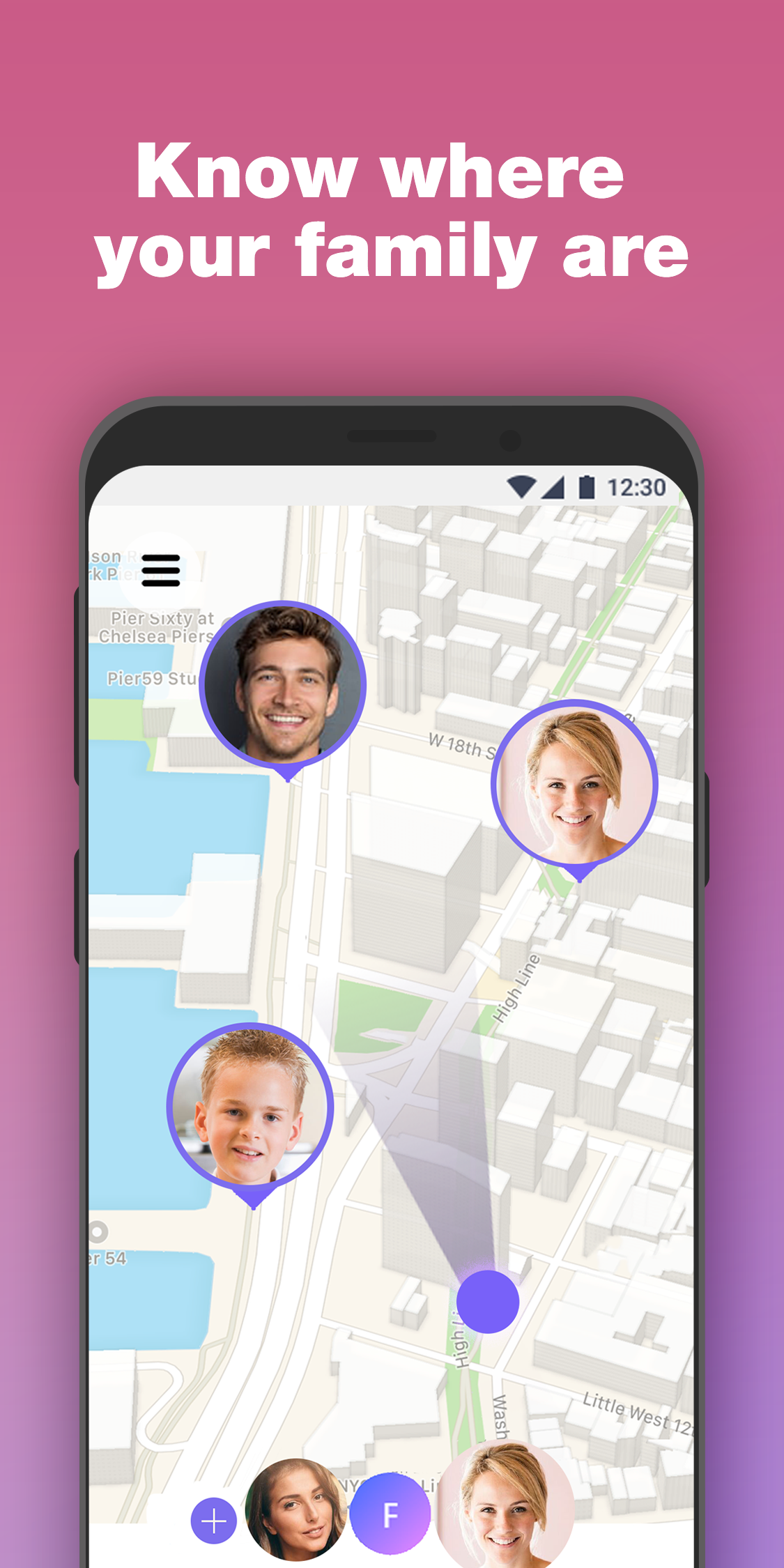 اسکرین شات 1 برنامه My Family - Family Locator
