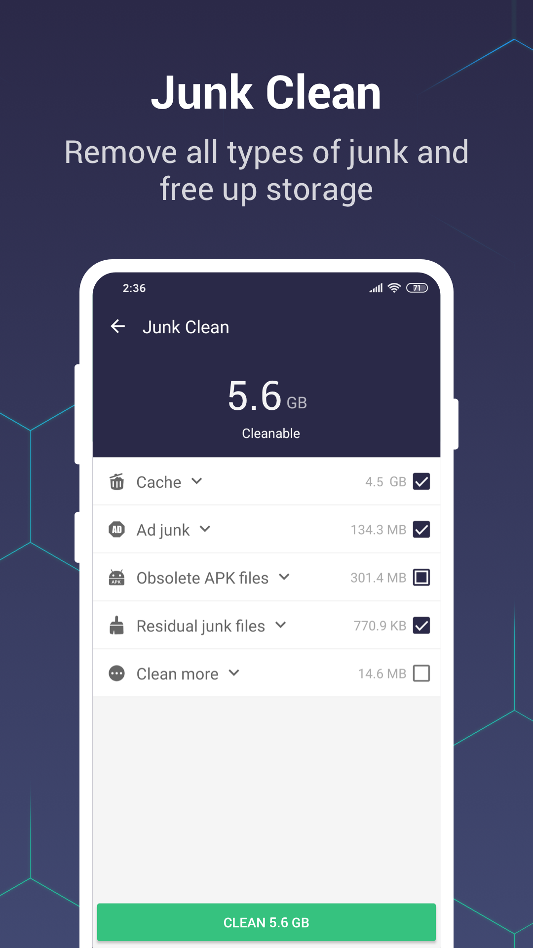 اسکرین شات 3 برنامه Fancy Battery: Cleaner, Secure