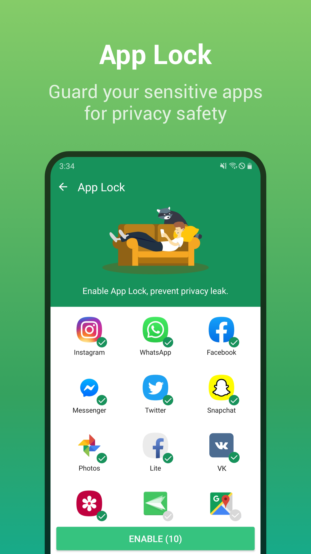 اسکرین شات 4 برنامه Fancy Optimizer & Antivirus