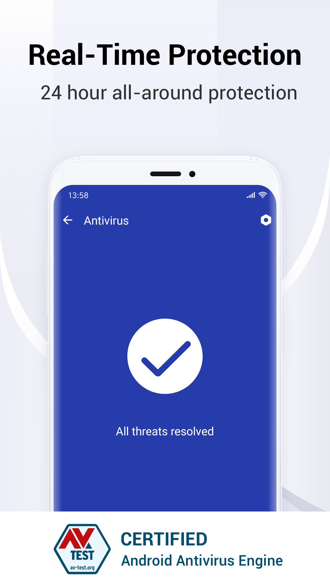 اسکرین شات 2 برنامه Fancy Security & Antivirus