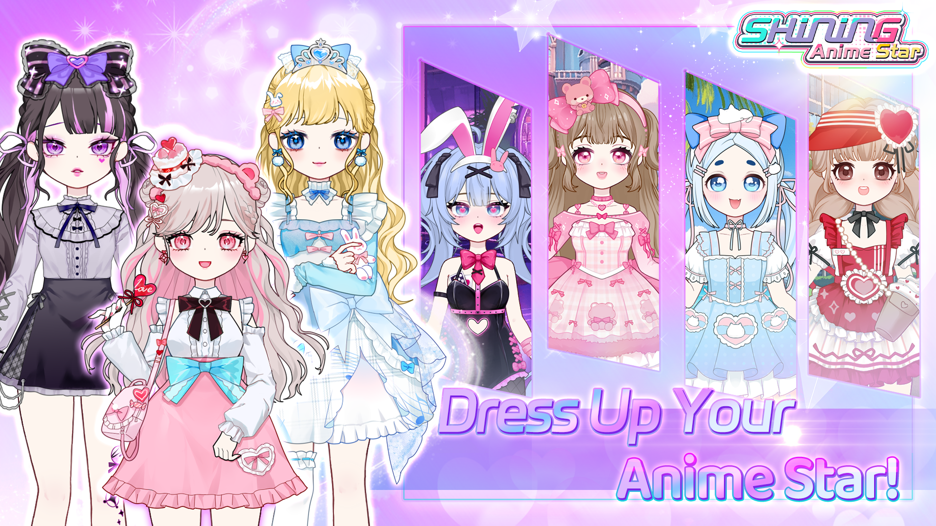 اسکرین شات 3 بازی Dress Up! Shining Anime Star