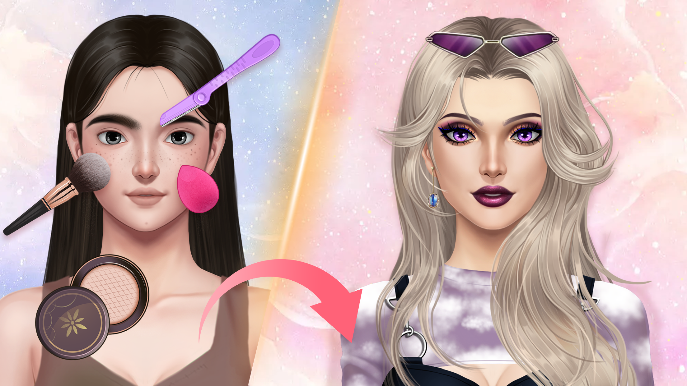 اسکرین شات 6 بازی Makeup Show: Makeover Salon