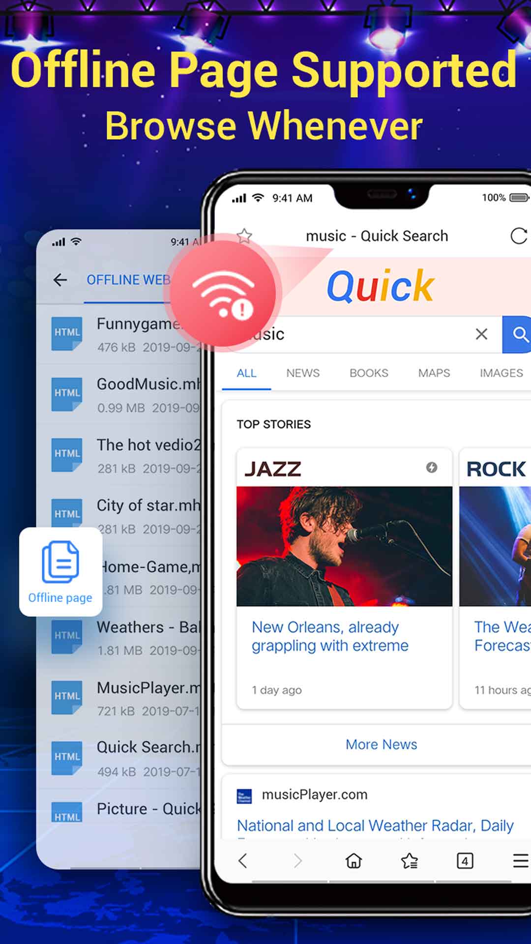 اسکرین شات 6 برنامه Web Browser & Fast Explorer