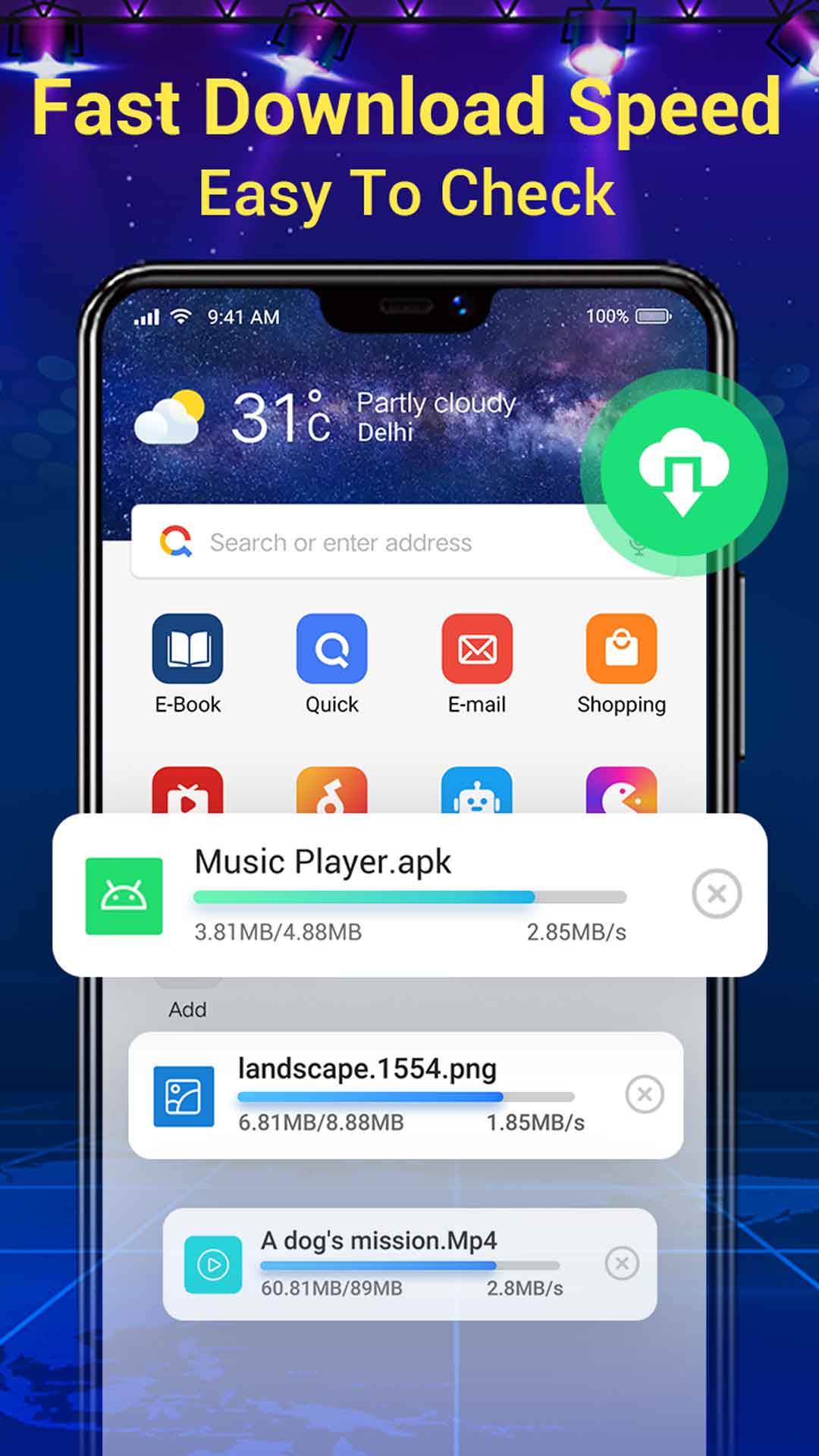 اسکرین شات 2 برنامه Web Browser & Fast Explorer