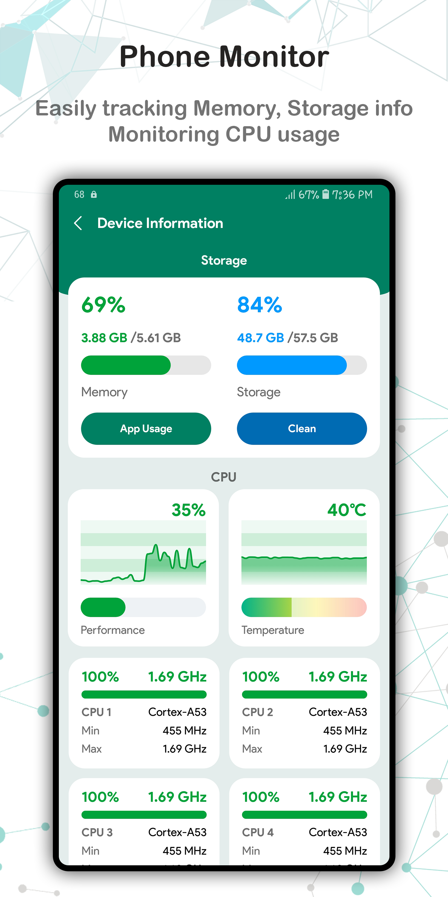 اسکرین شات 4 برنامه Battery MAX - Cleaner, AppLock