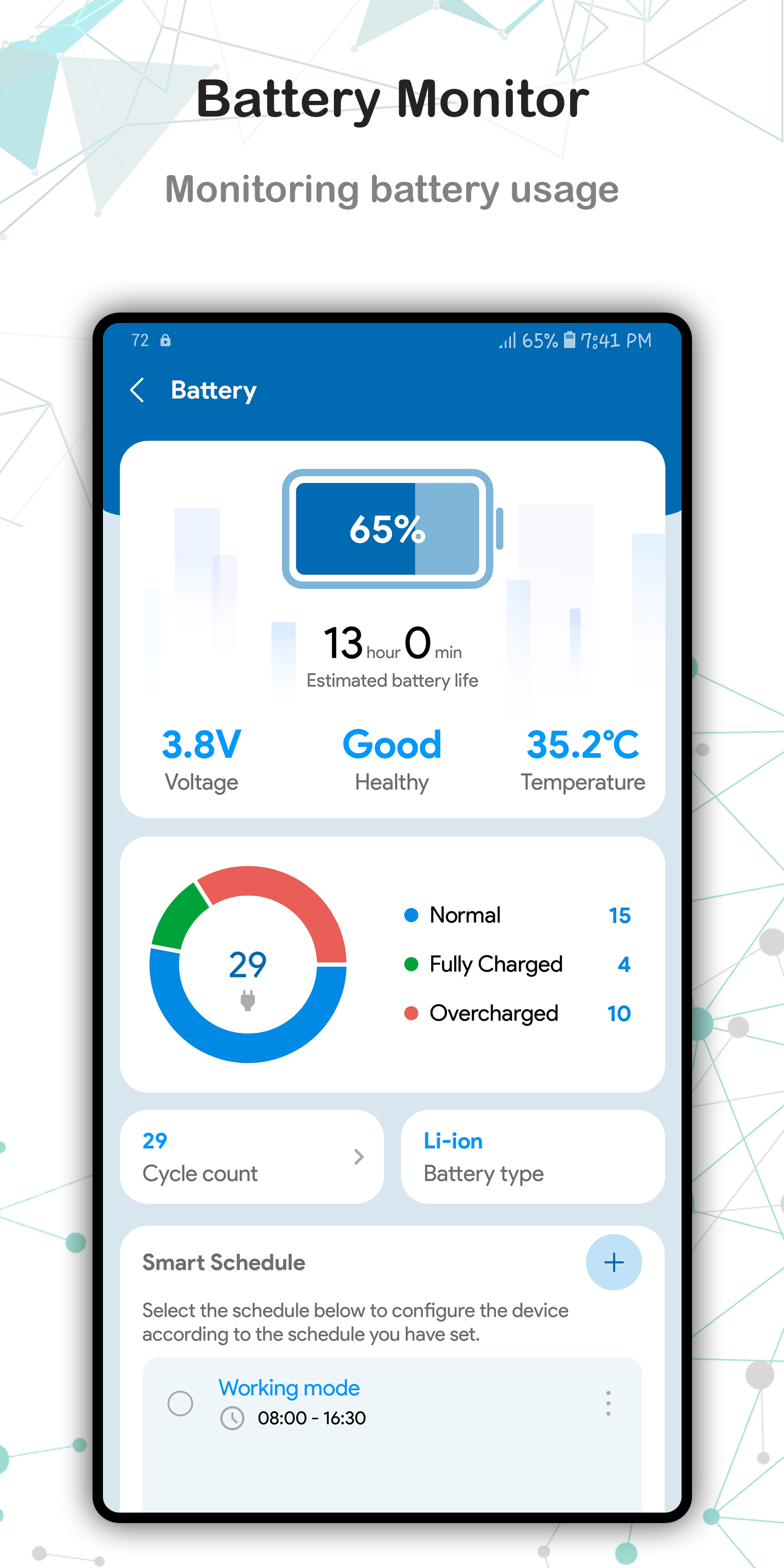 اسکرین شات 3 برنامه Battery MAX - Cleaner, AppLock