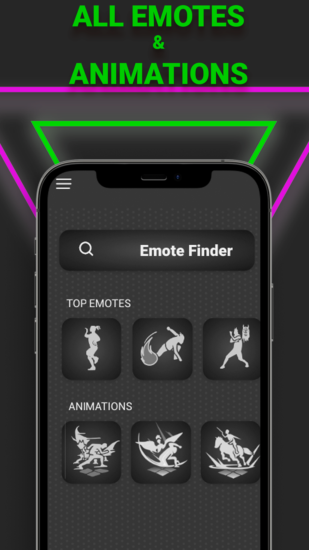 اسکرین شات 1 برنامه EmoteFinder | Emotes & Dances