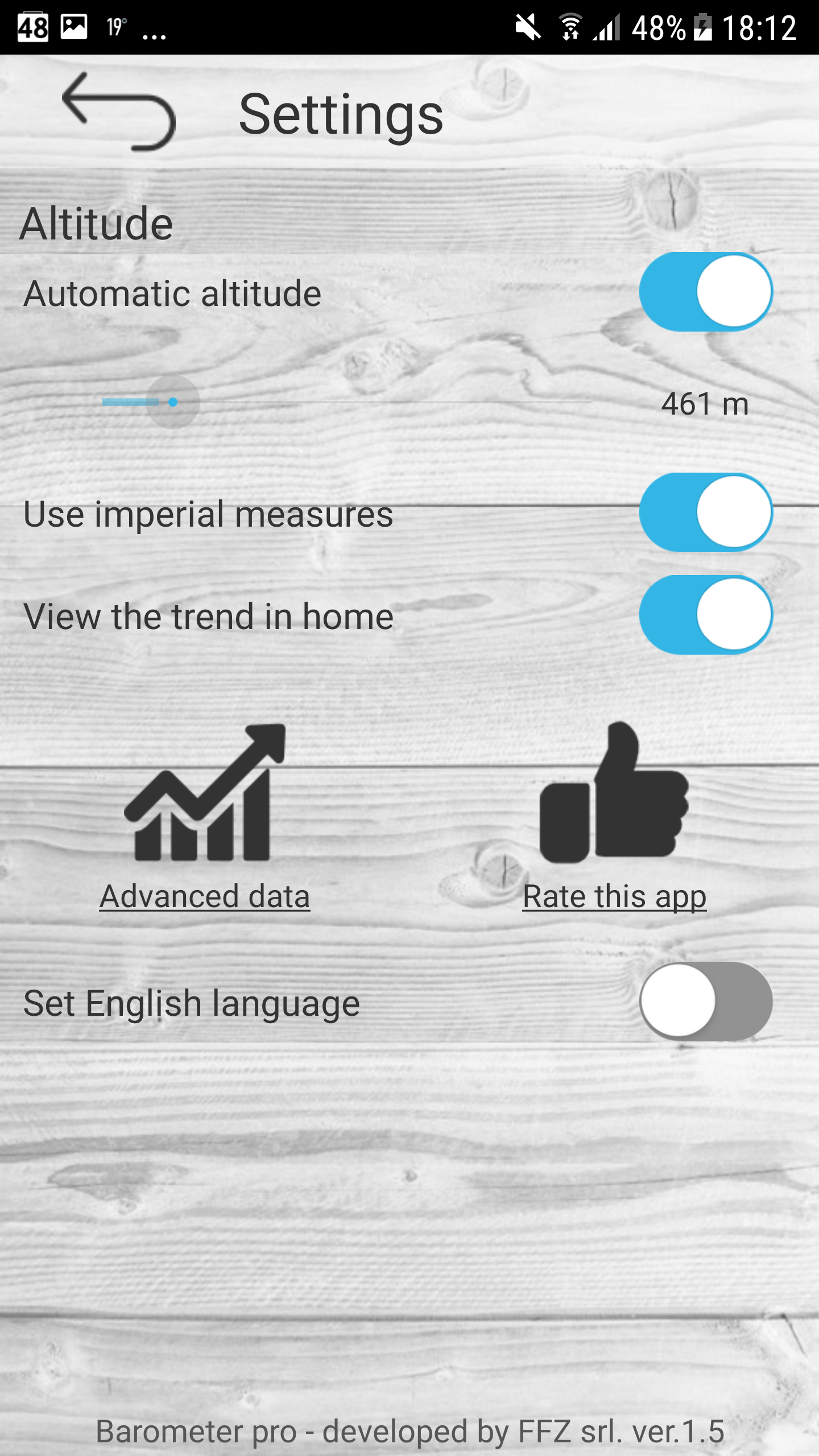 اسکرین شات 4 برنامه Professional barometer