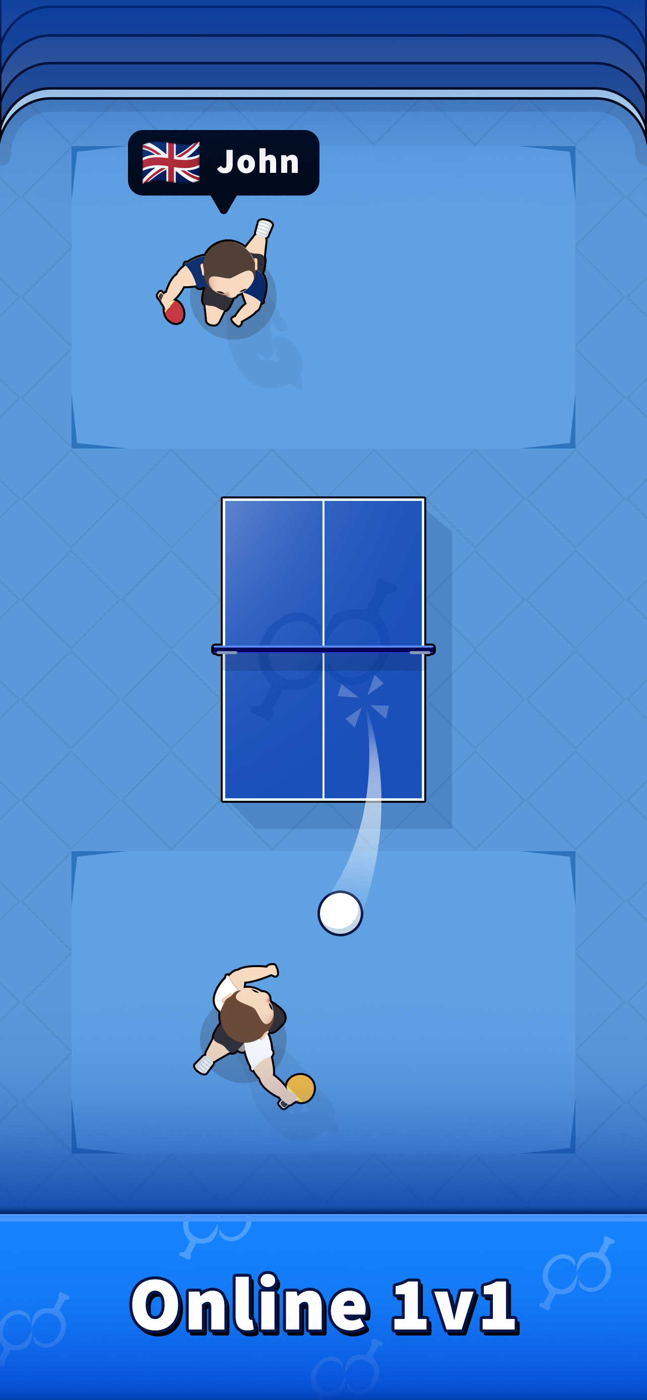 اسکرین شات 1 بازی Pongfinity Duels: 1v1 Online T