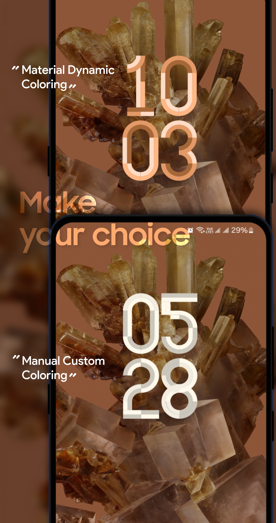 اسکرین شات 8 برنامه Android 15 Clock Widgets