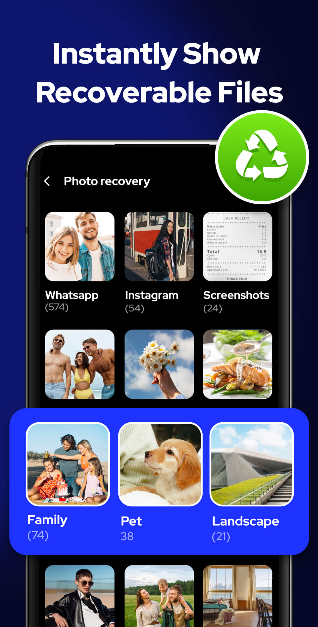 اسکرین شات 4 برنامه File Recovery - Photo Recovery