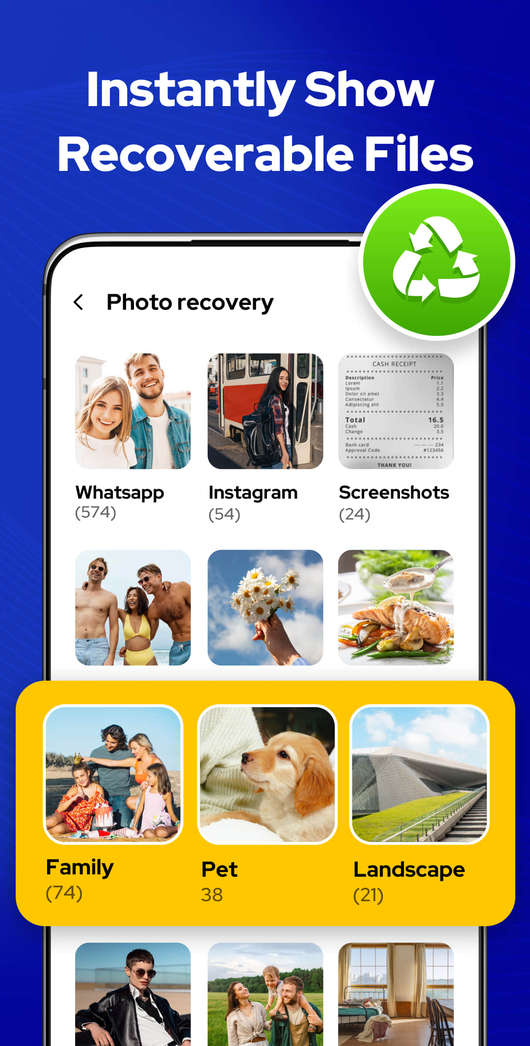 اسکرین شات 4 برنامه File Recovery - Photo Recovery
