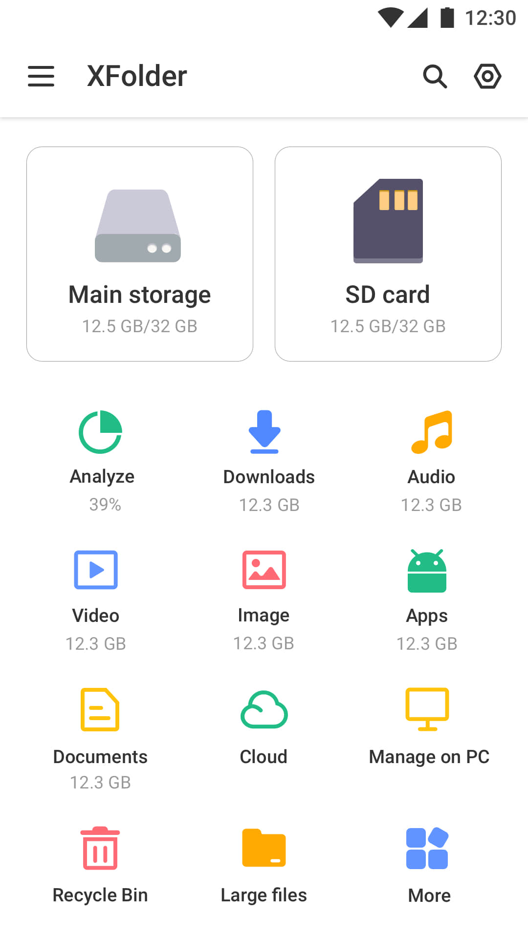 اسکرین شات 1 برنامه File Manager