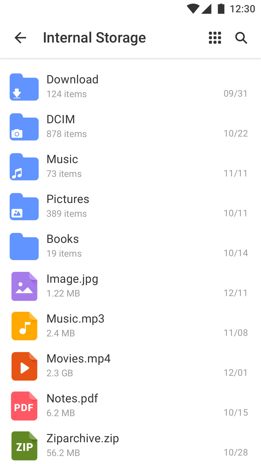 اسکرین شات 2 برنامه File Manager