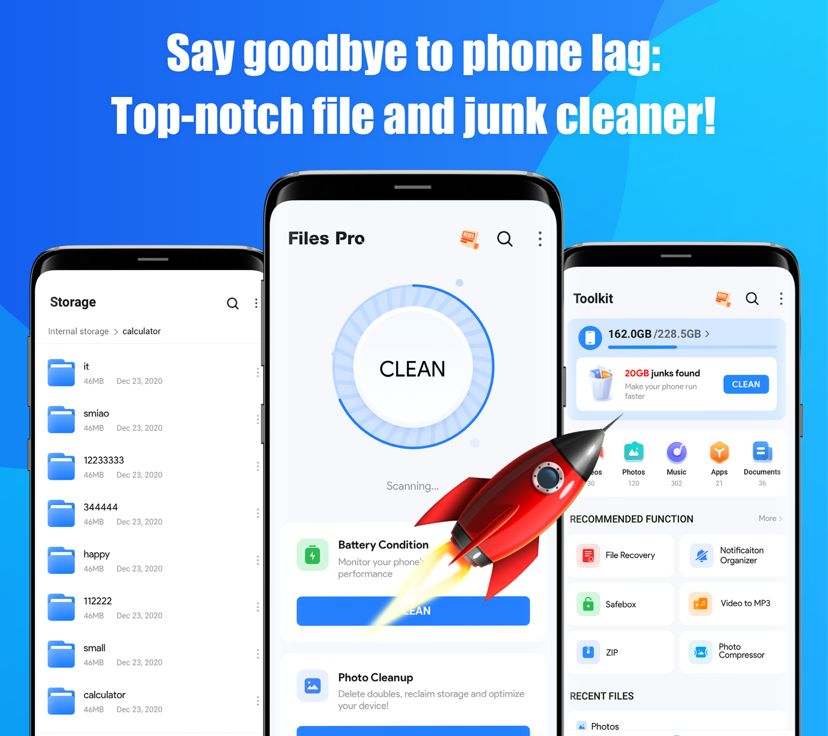 اسکرین شات 1 برنامه FilesPro - Files Clean