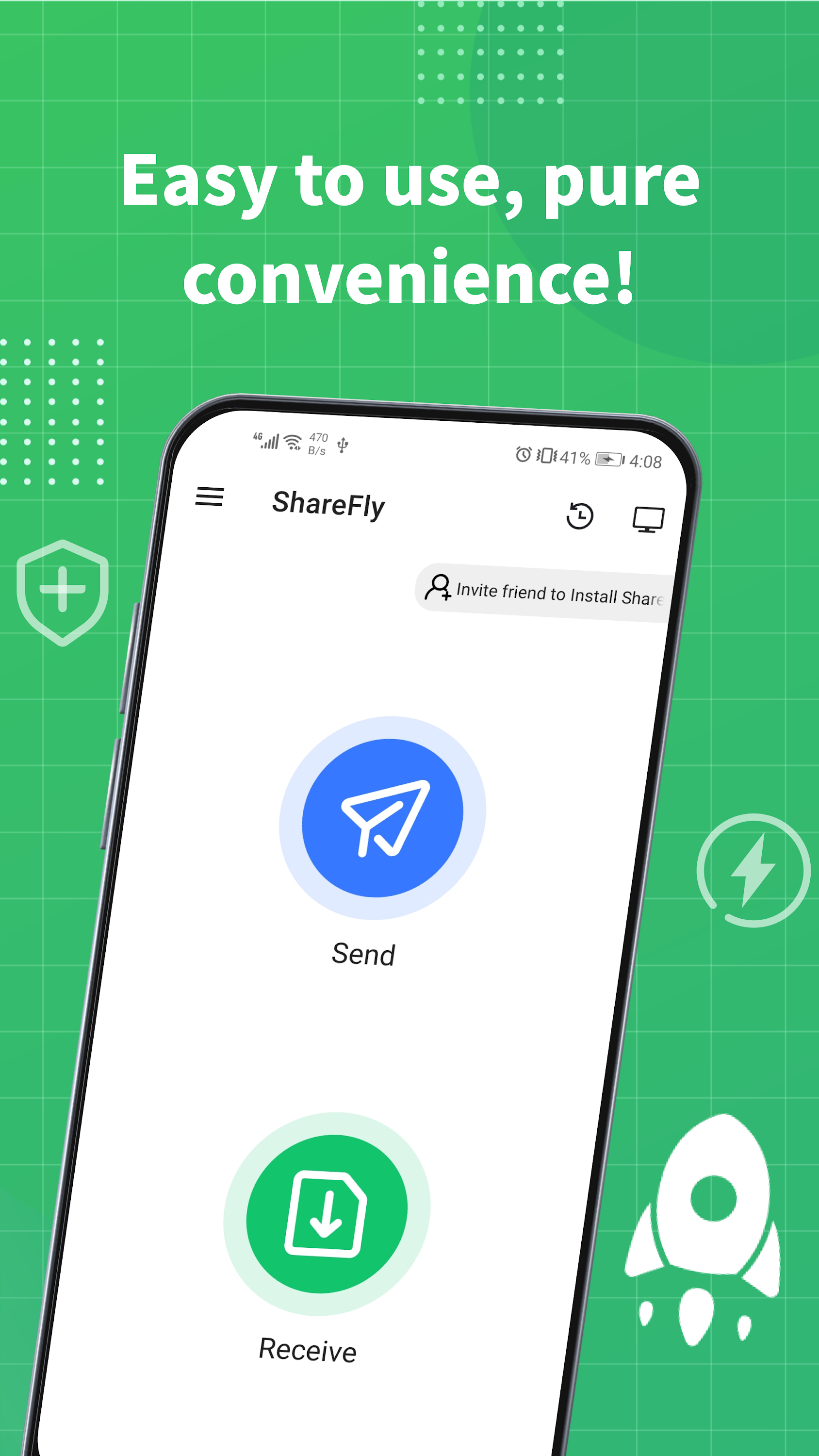 اسکرین شات 1 برنامه Share Any - Easy Transfer Tool