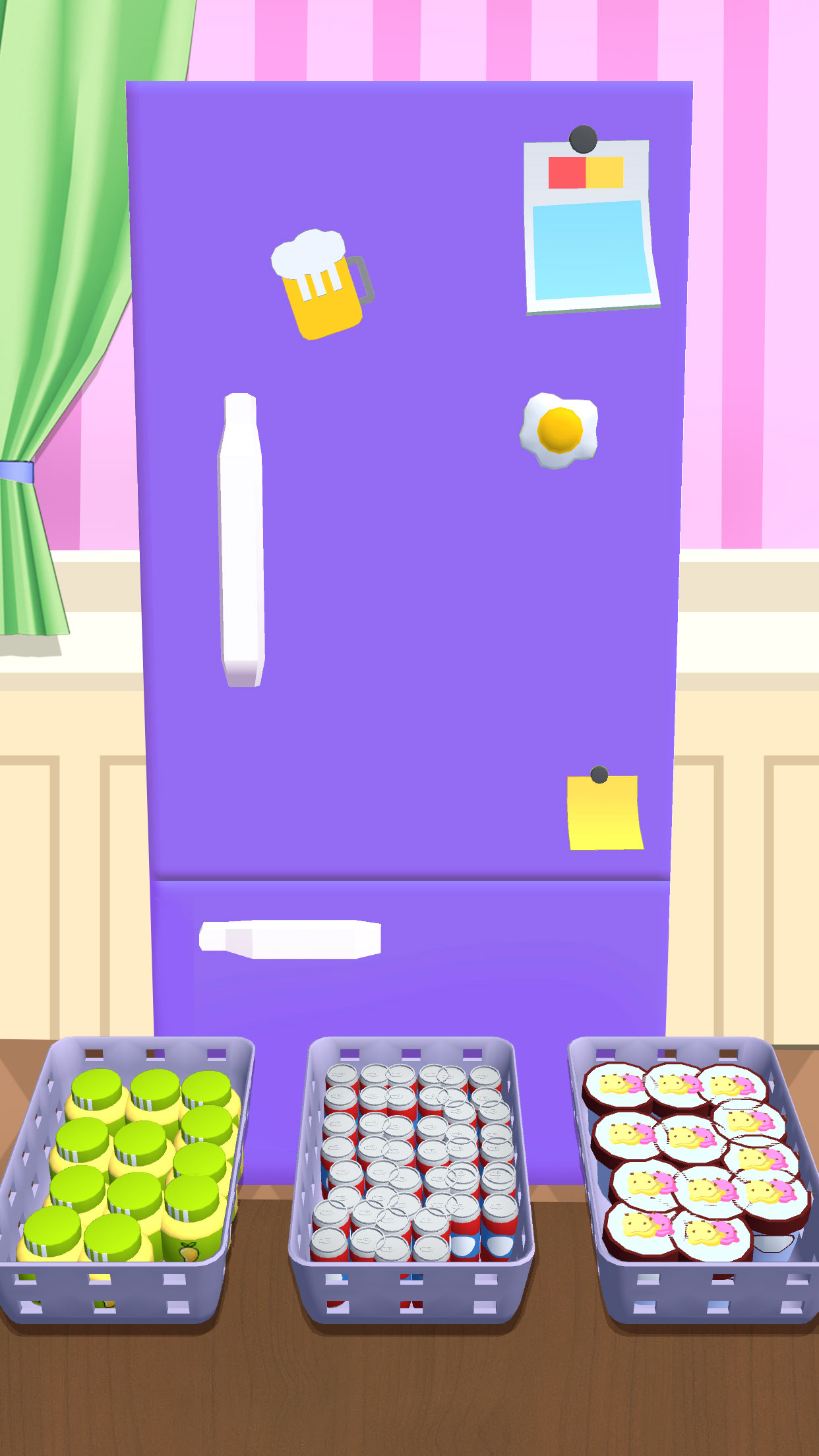 اسکرین شات 3 بازی Fill Up Fridge:Organizing Game