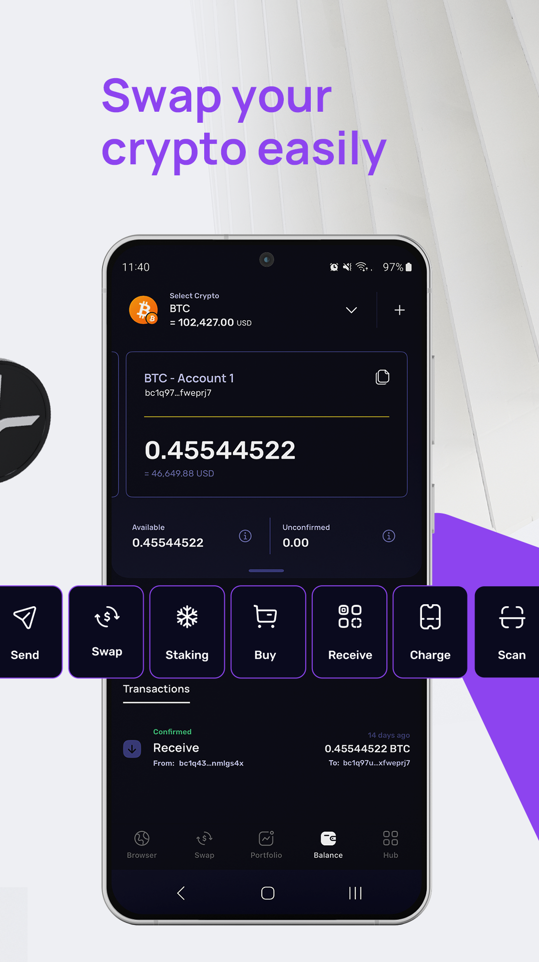 اسکرین شات 3 برنامه Klever Wallet: Crypto,DeFi,BTC