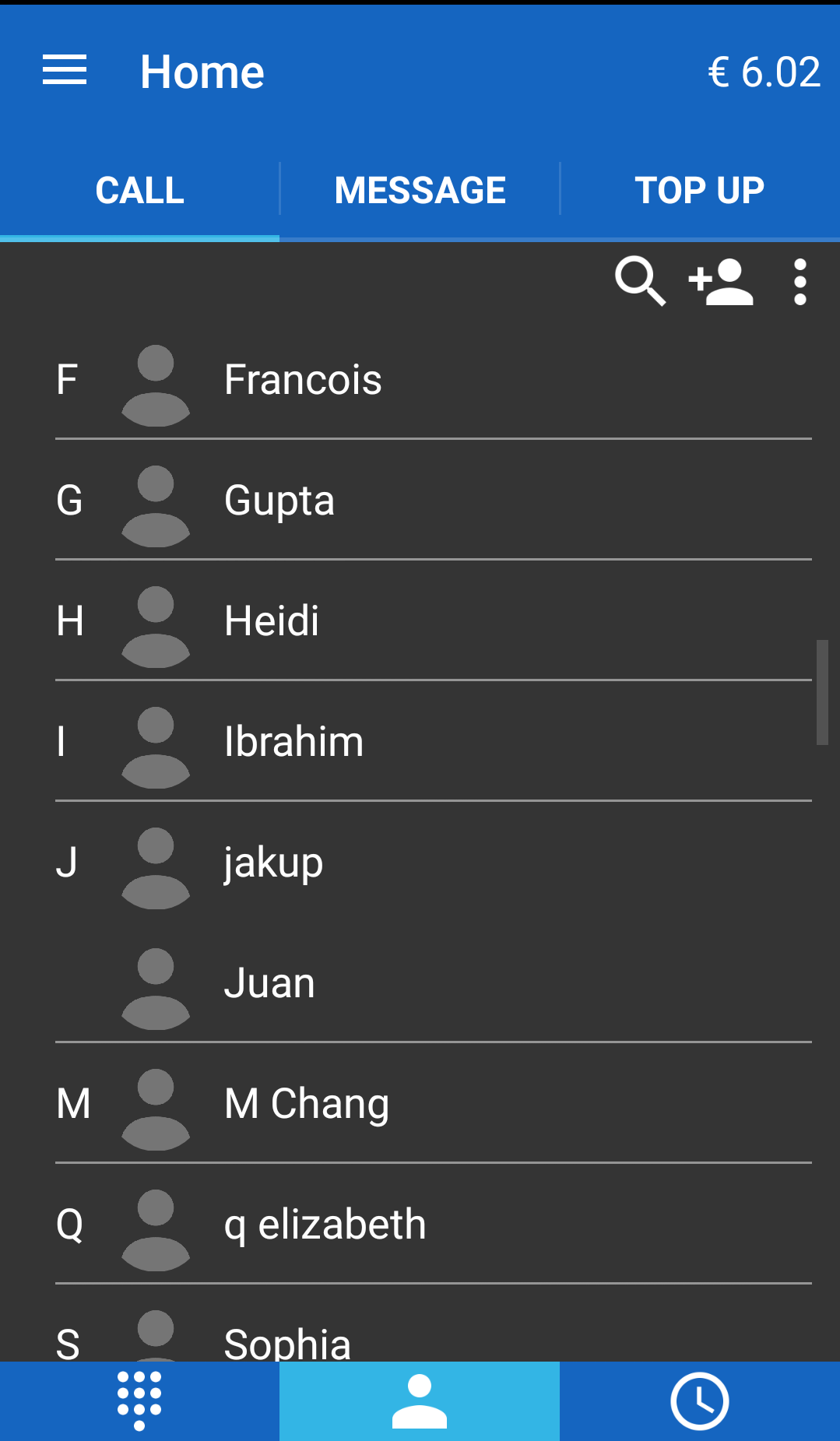 اسکرین شات 7 برنامه CallPirates - Cheap calls