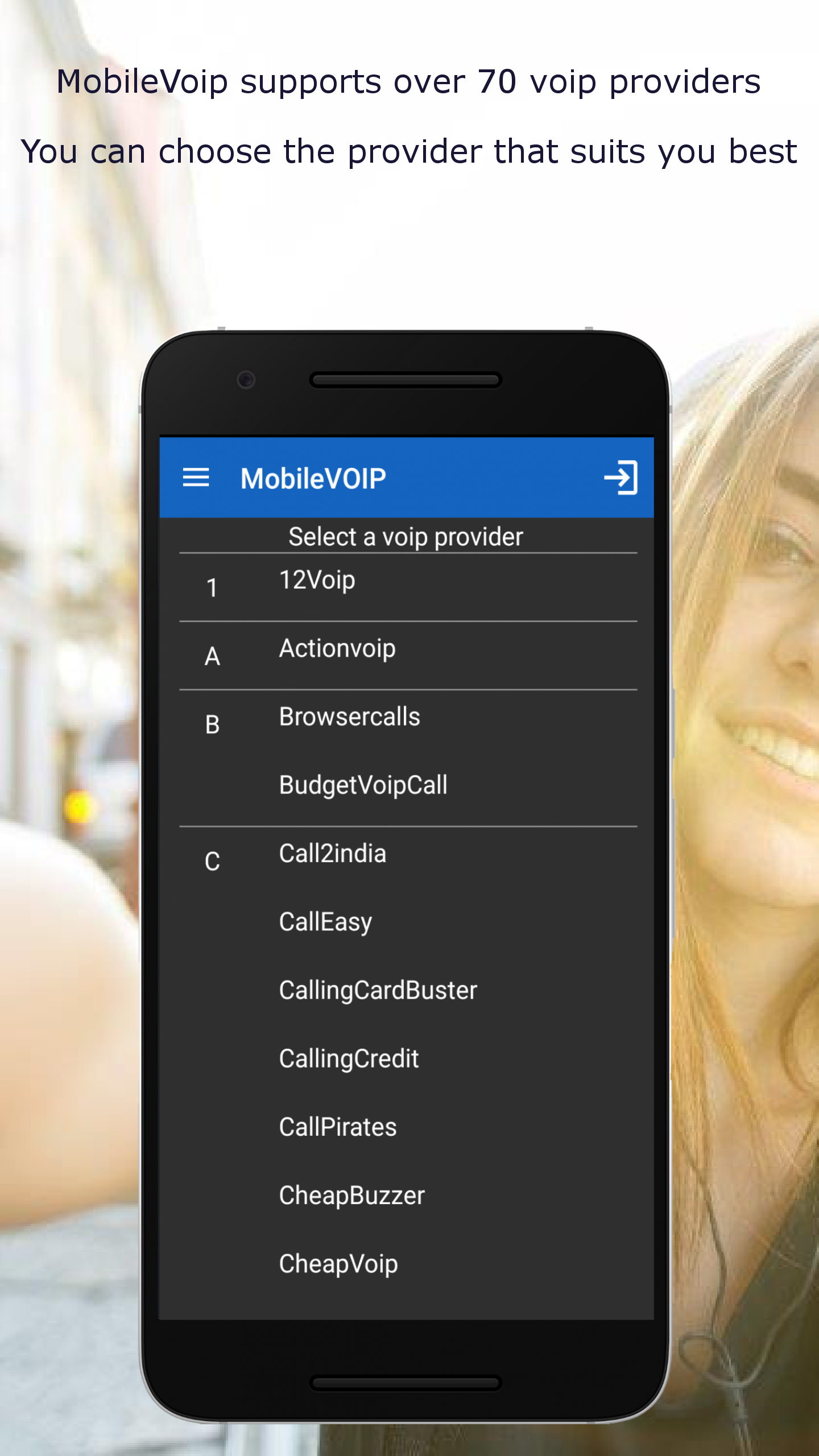 اسکرین شات 3 برنامه MobileVOIP international calls