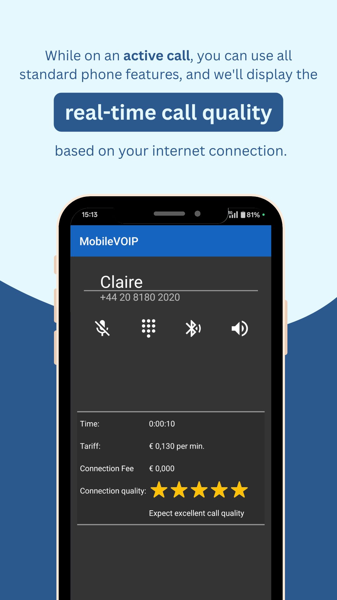 اسکرین شات 5 برنامه MobileVOIP international calls