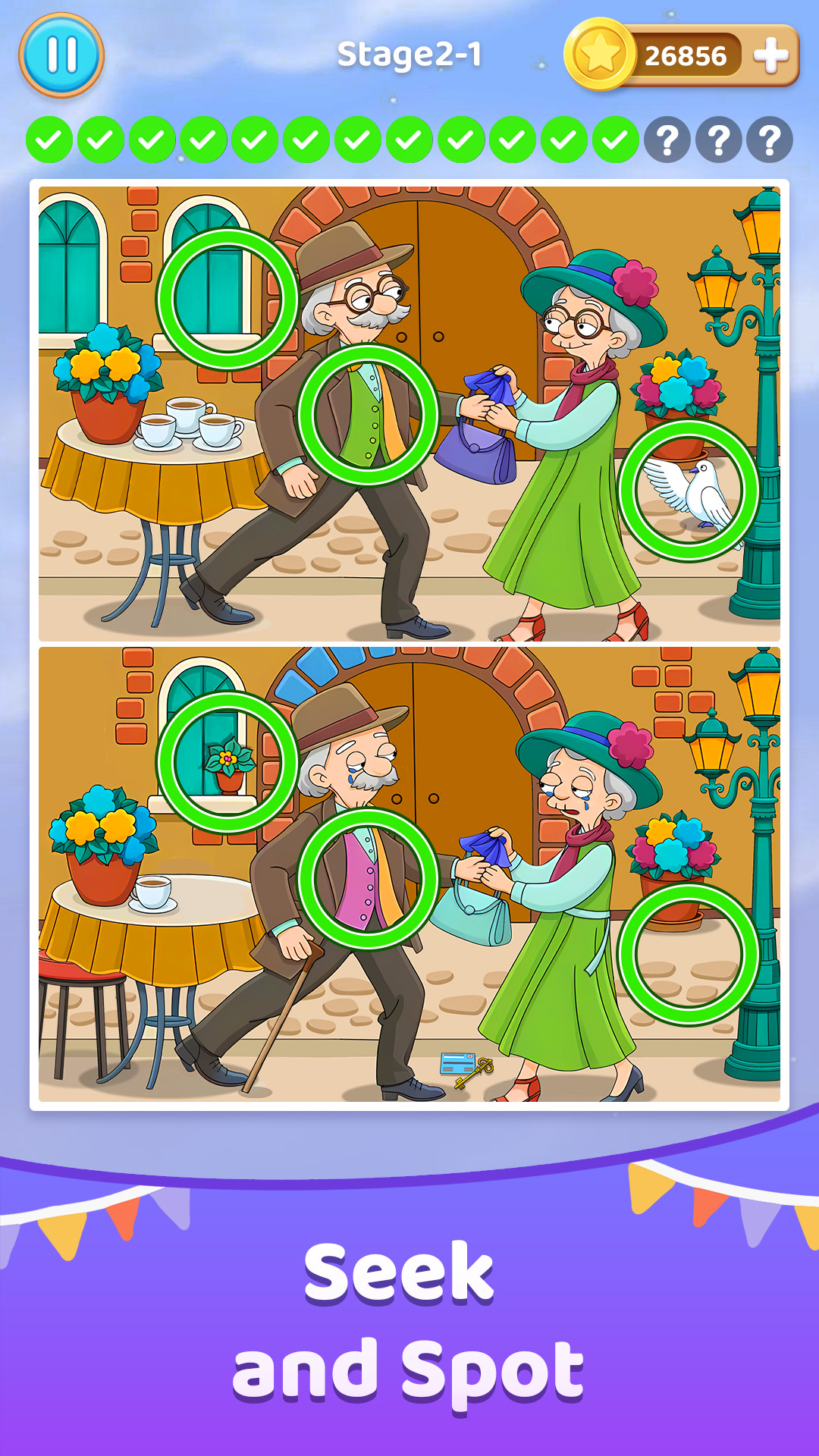 اسکرین شات 2 بازی Find Differences - Spot it