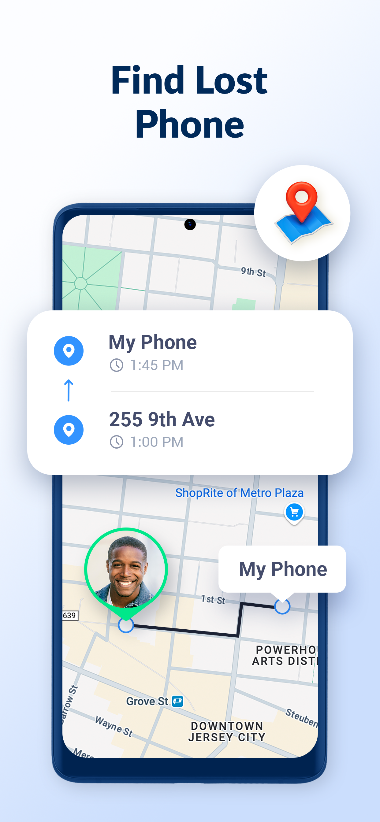 اسکرین شات 5 برنامه Findo: Find my Friends, Phone