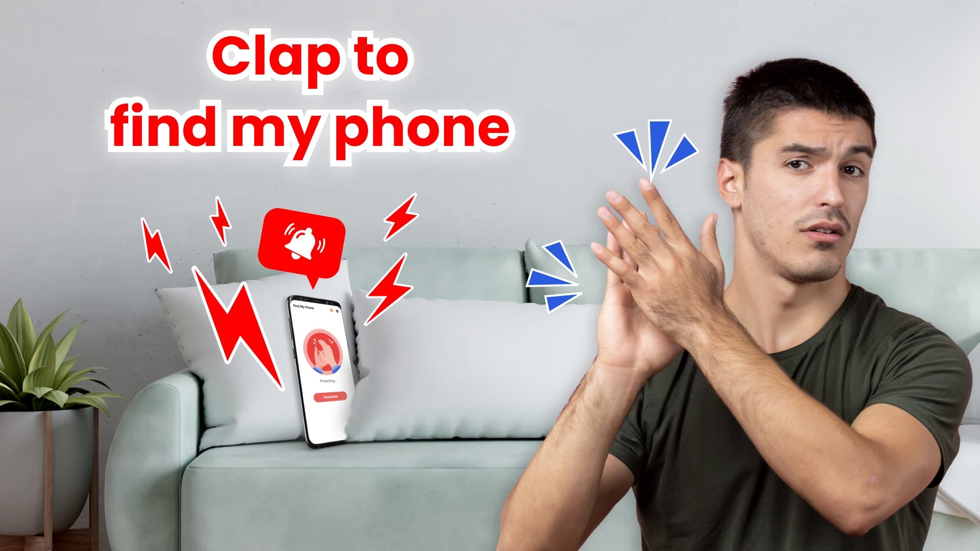 اسکرین شات 1 برنامه Find My Phone by Clap