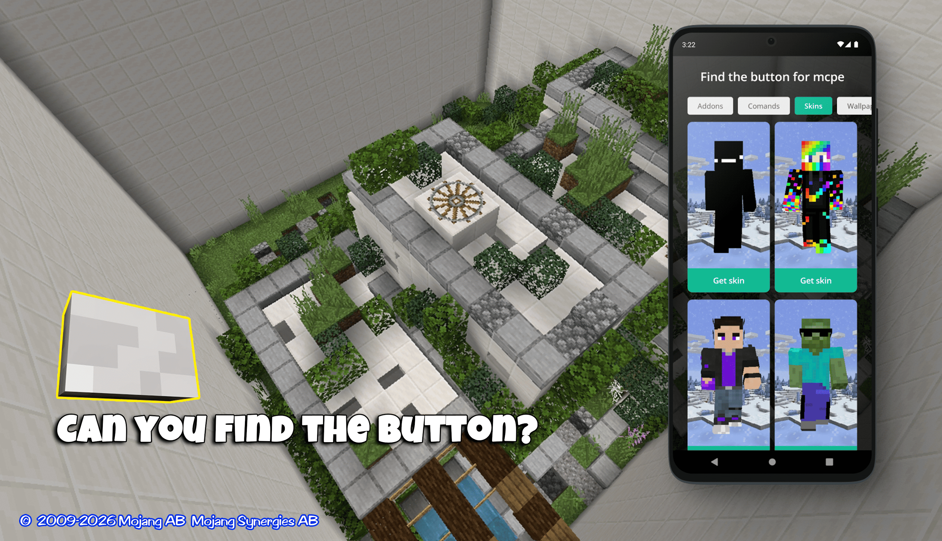 اسکرین شات 2 برنامه find button for minecraft pe