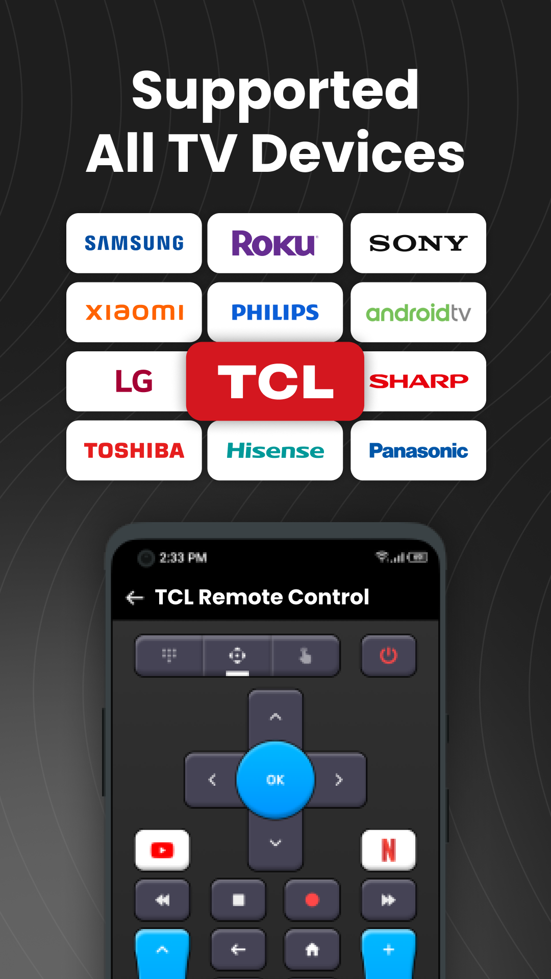 اسکرین شات 1 برنامه Smart TV Remote Control