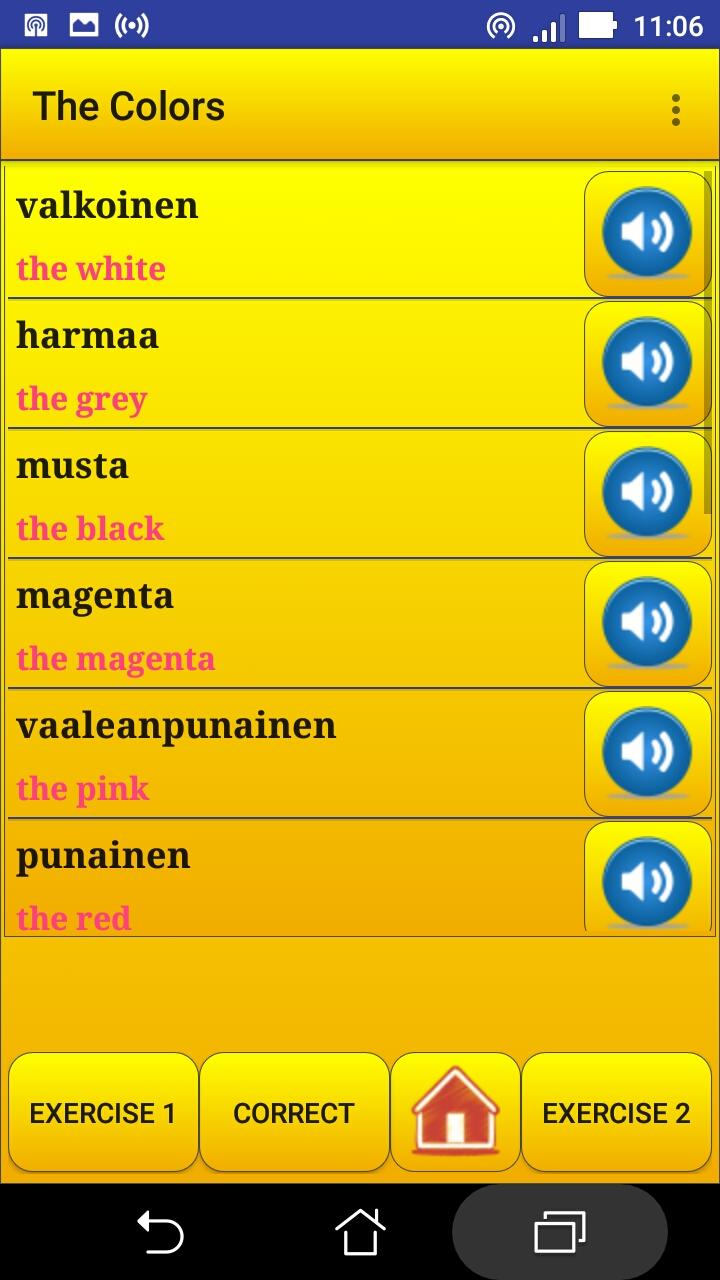 اسکرین شات 5 برنامه Learning Finnish language (les