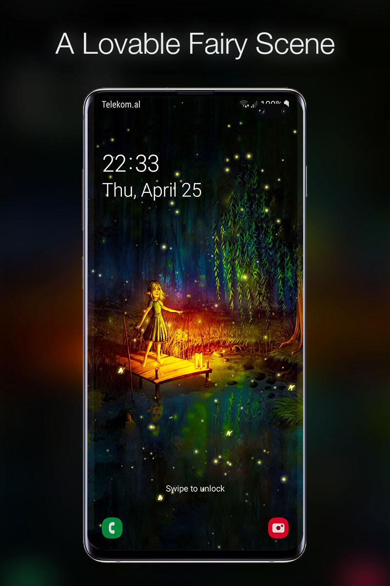 اسکرین شات 2 برنامه Fireflies Live Wallpaper