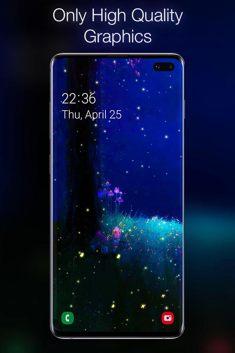 اسکرین شات 5 برنامه Fireflies Live Wallpaper