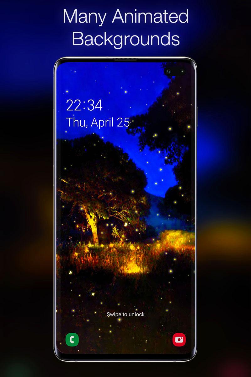 اسکرین شات 6 برنامه Fireflies Live Wallpaper