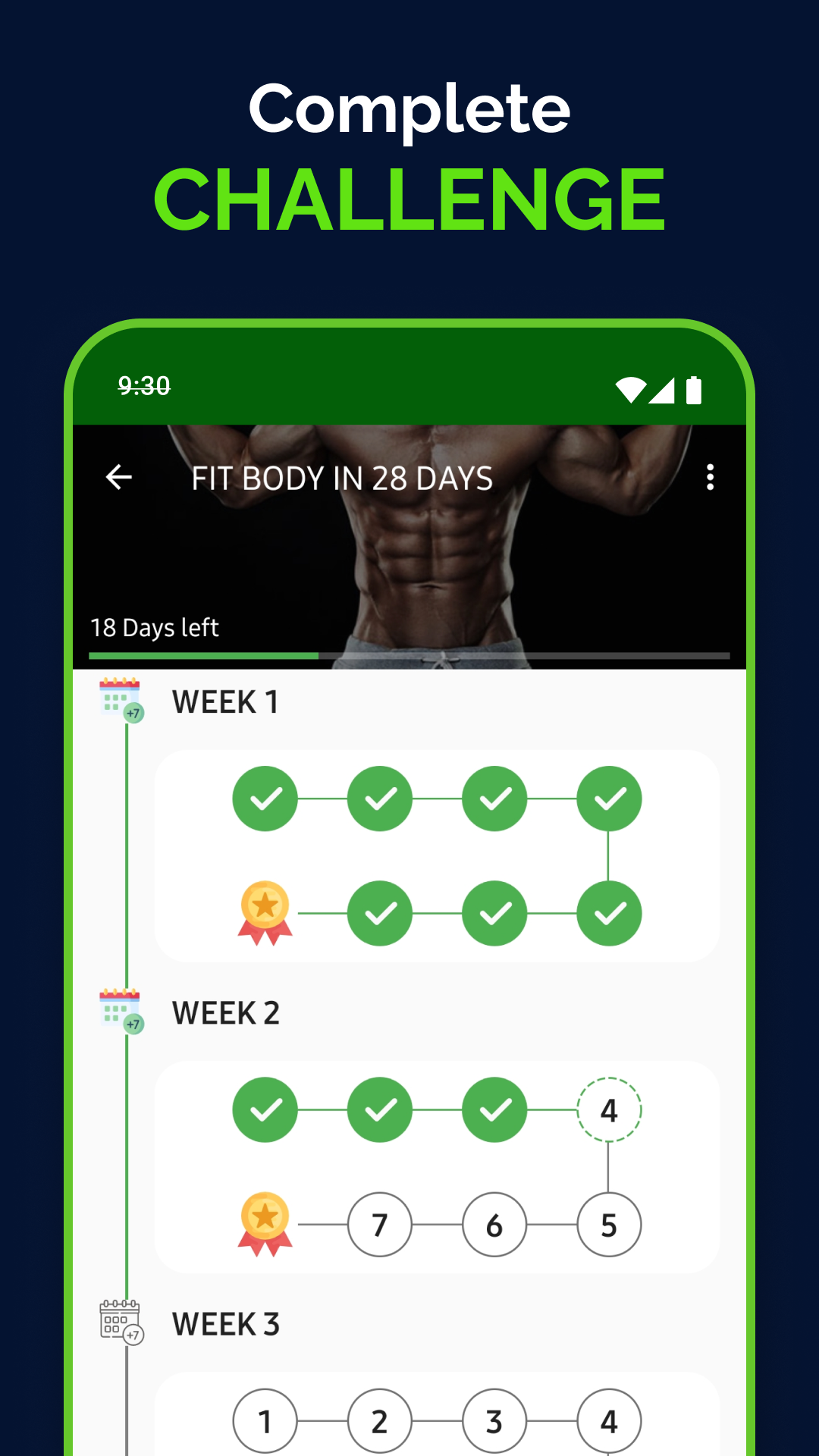 اسکرین شات 8 برنامه Home Workout - Fit in 28 Days
