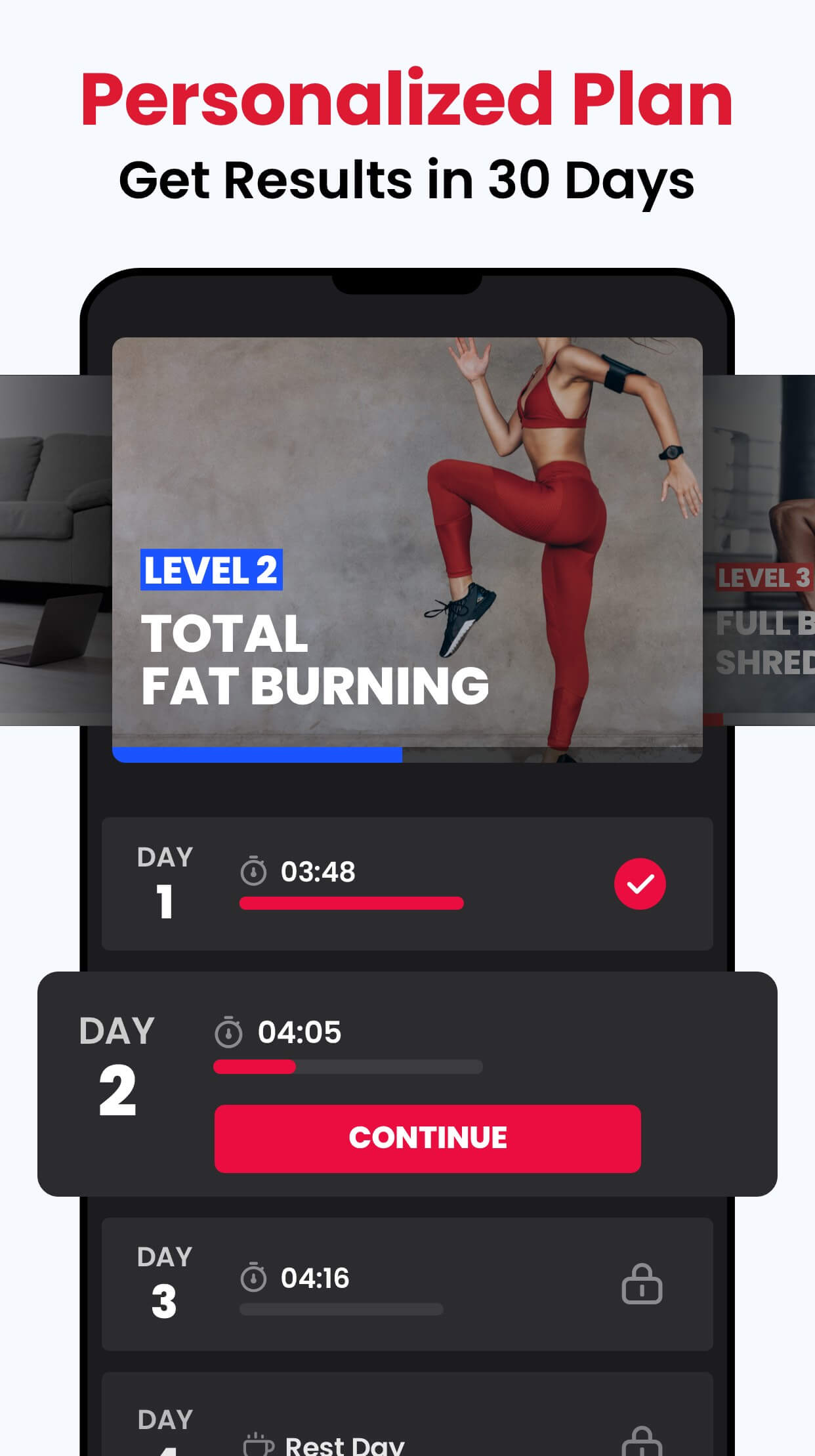 اسکرین شات 4 برنامه Fitness Coach: Weight Loss