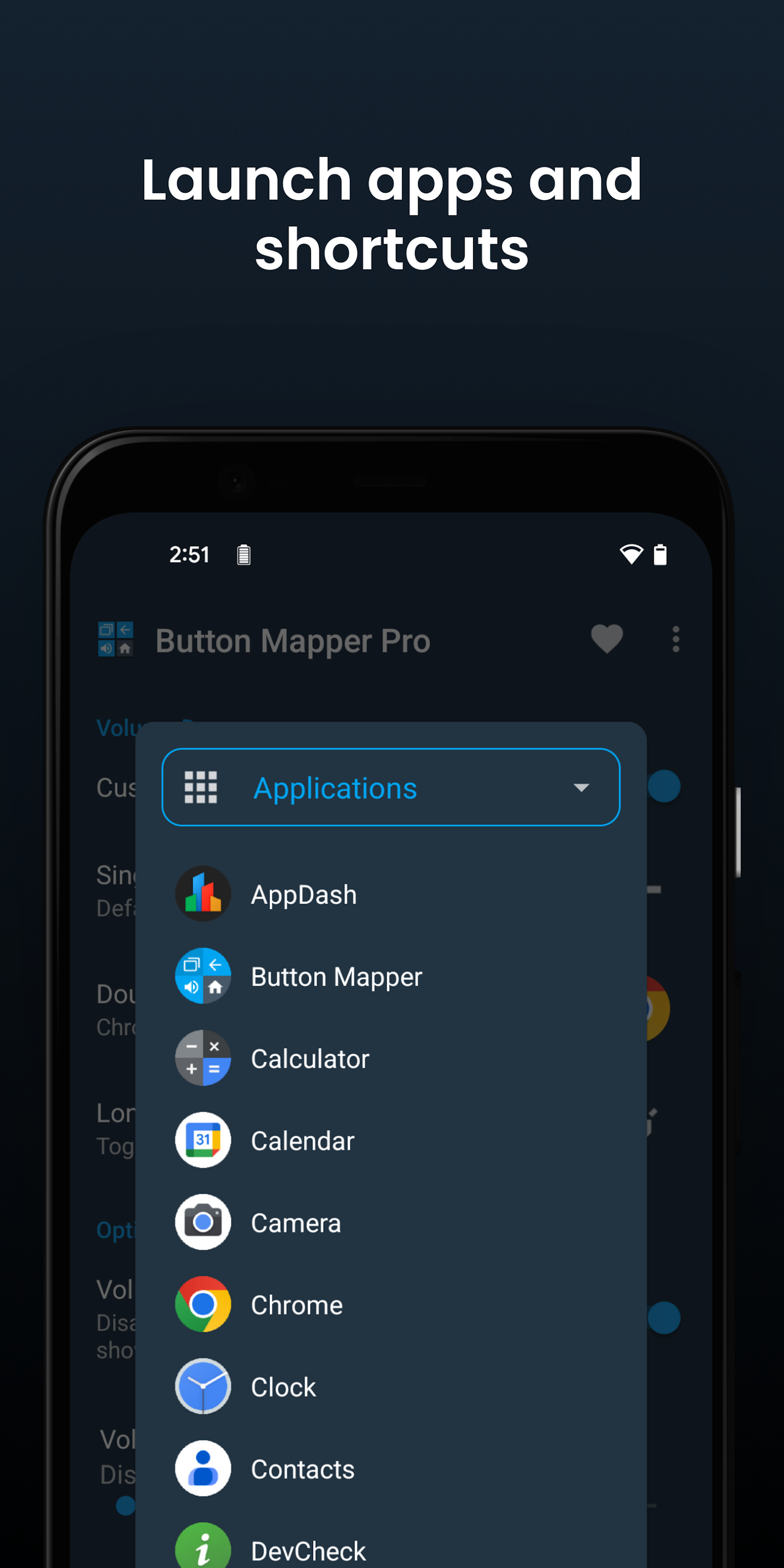 اسکرین شات 5 برنامه Button Mapper: Remap your keys