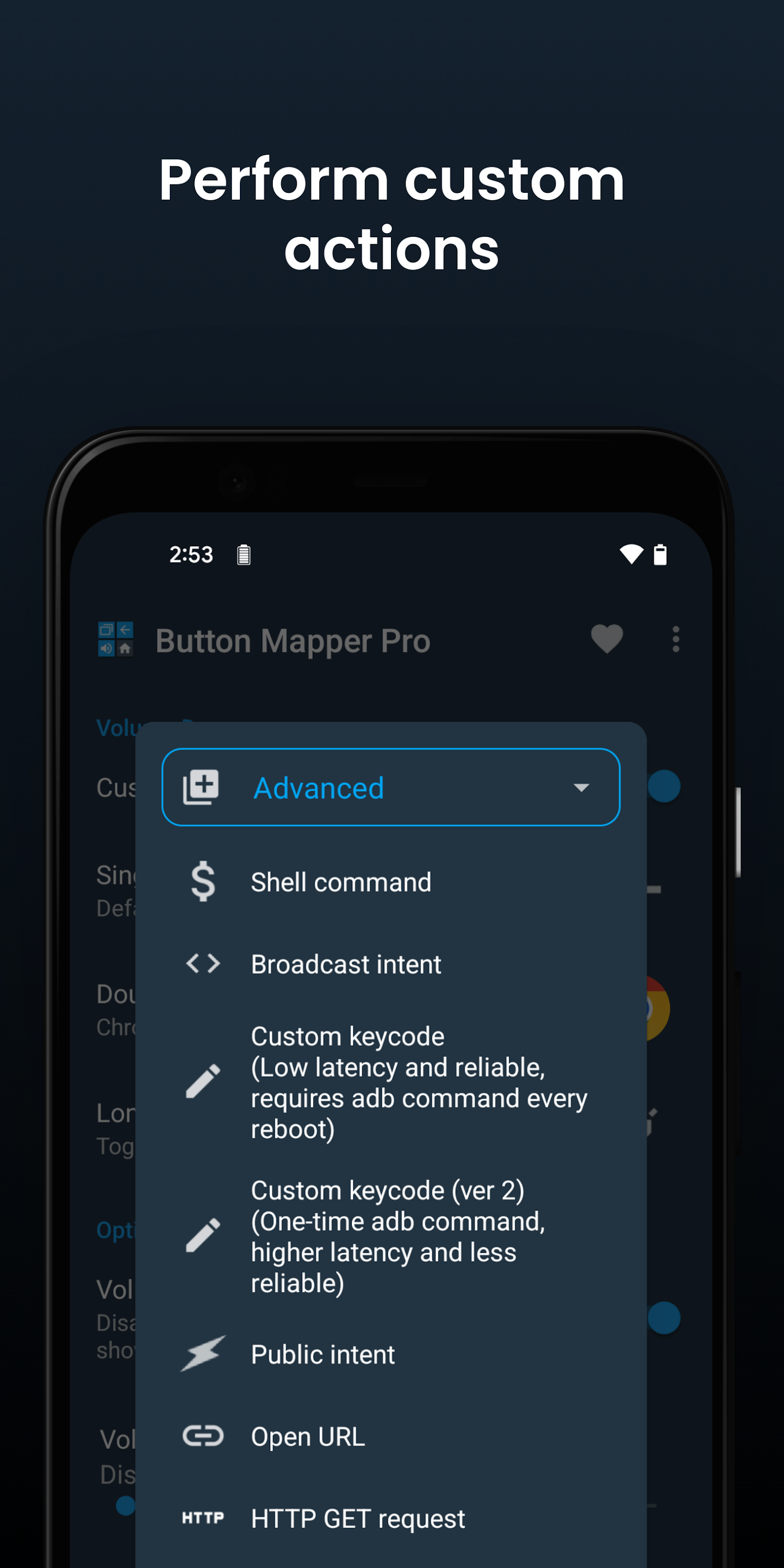 اسکرین شات 7 برنامه Button Mapper: Remap your keys