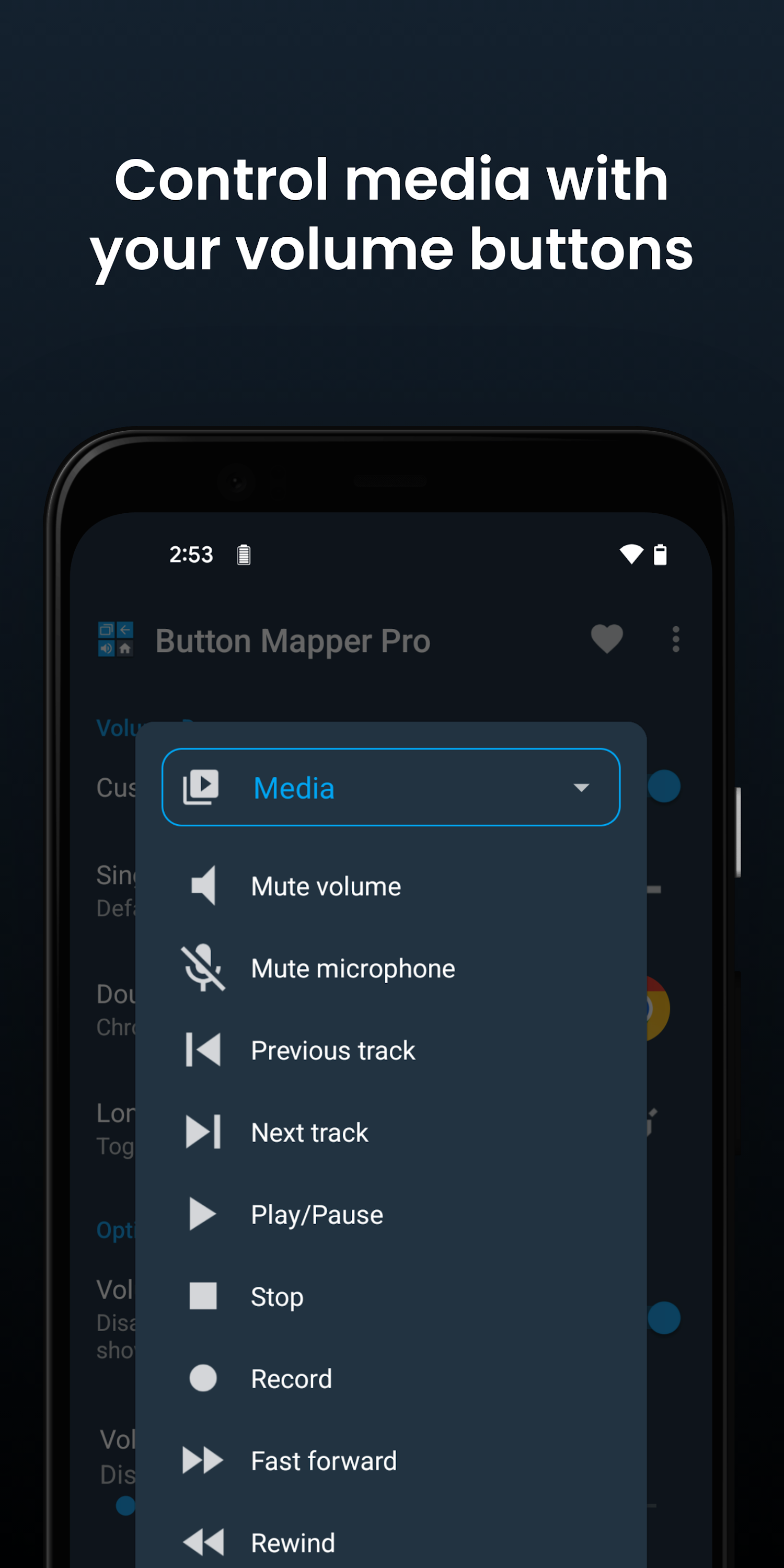 اسکرین شات 6 برنامه Button Mapper: Remap your keys