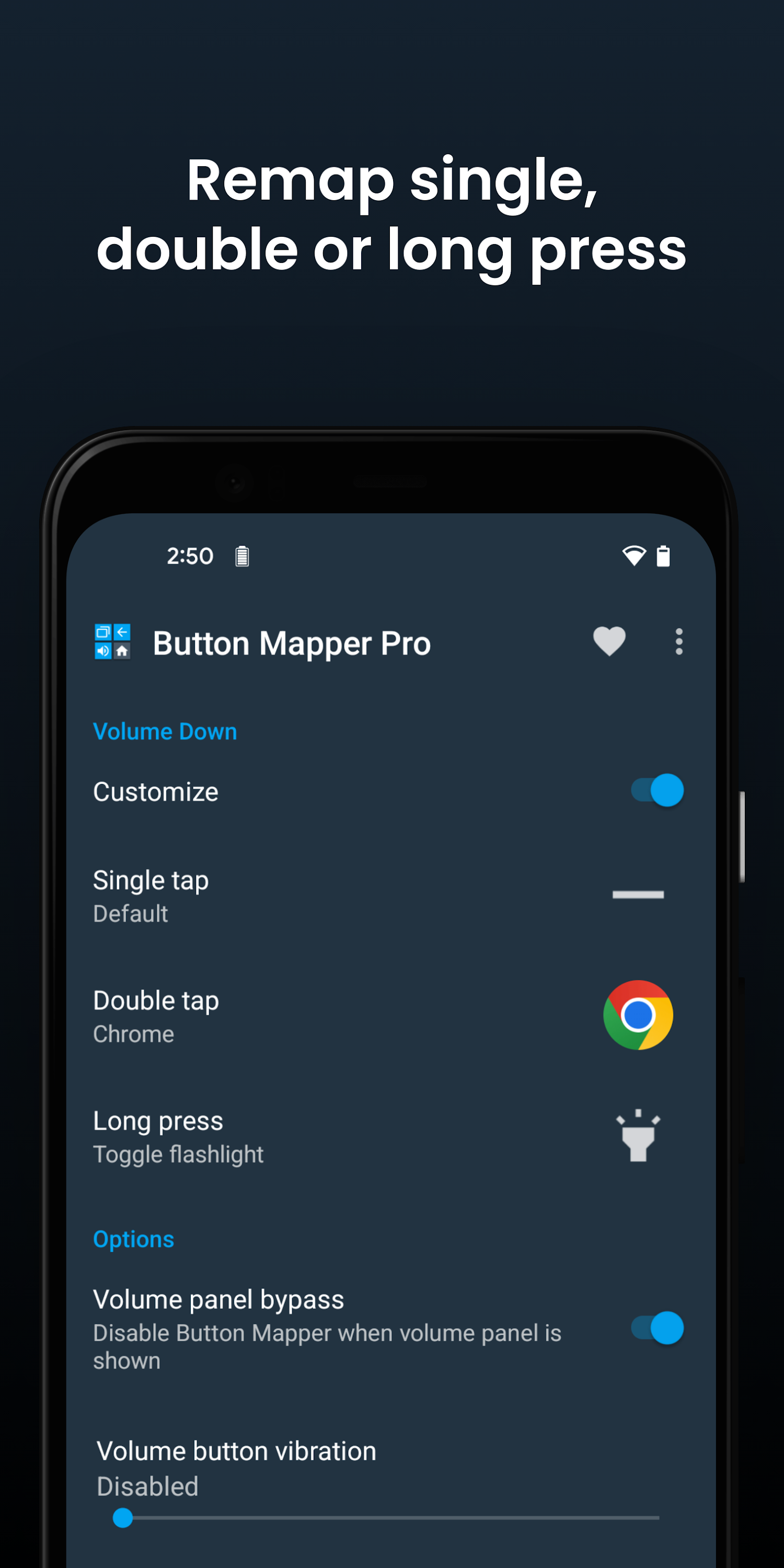 اسکرین شات 3 برنامه Button Mapper: Remap your keys