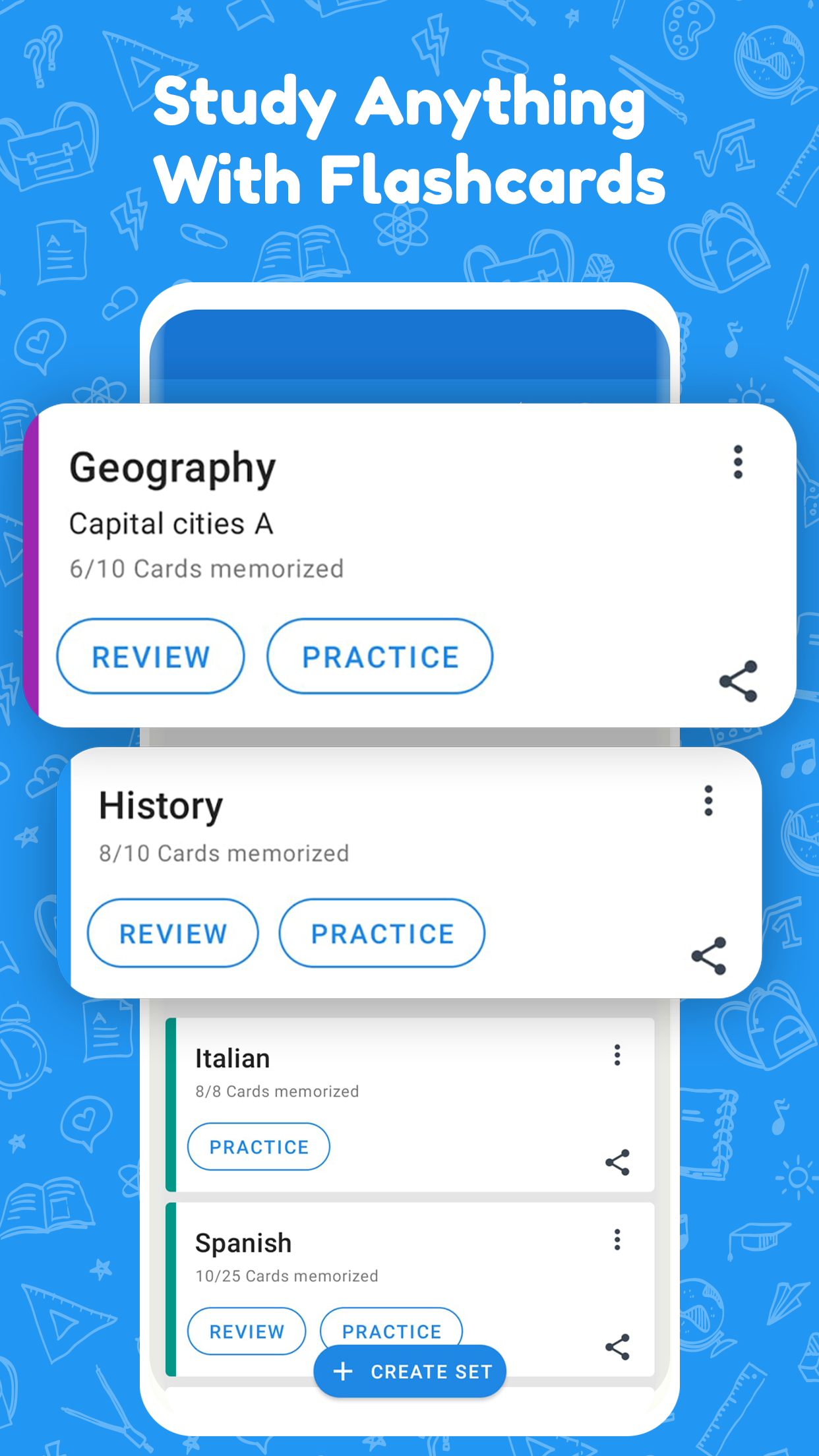 اسکرین شات 1 برنامه Flashcards World
