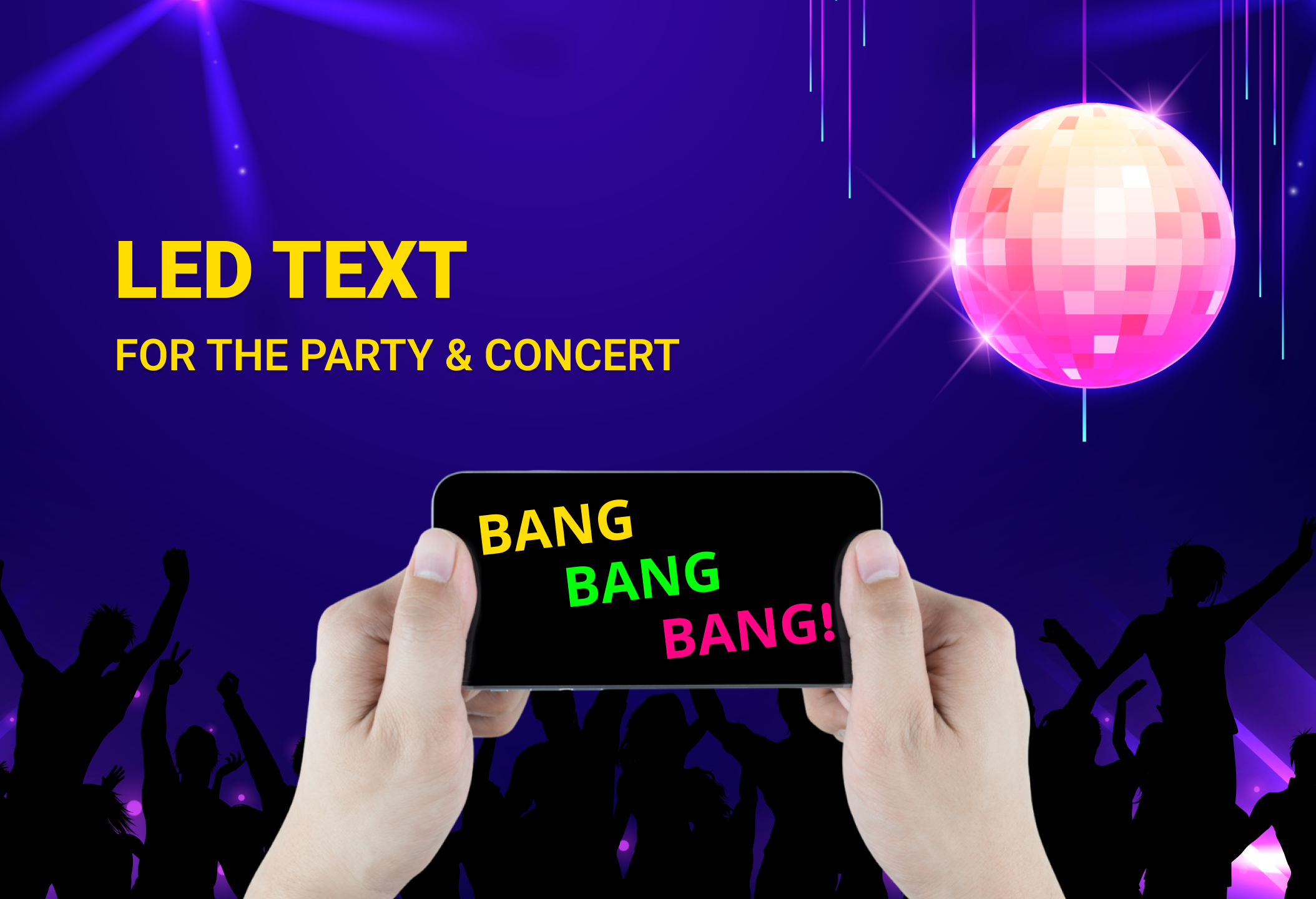 اسکرین شات 2 برنامه Flash Alert Pro, LED Text