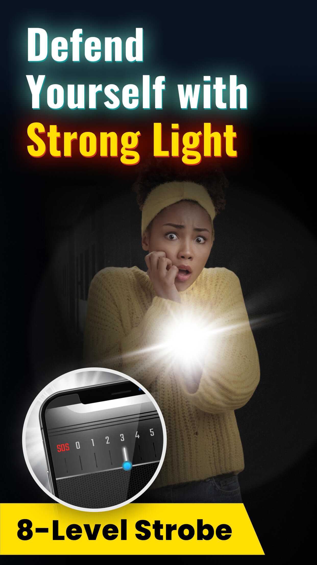 اسکرین شات 4 برنامه Flashlight: Flashlight Pro