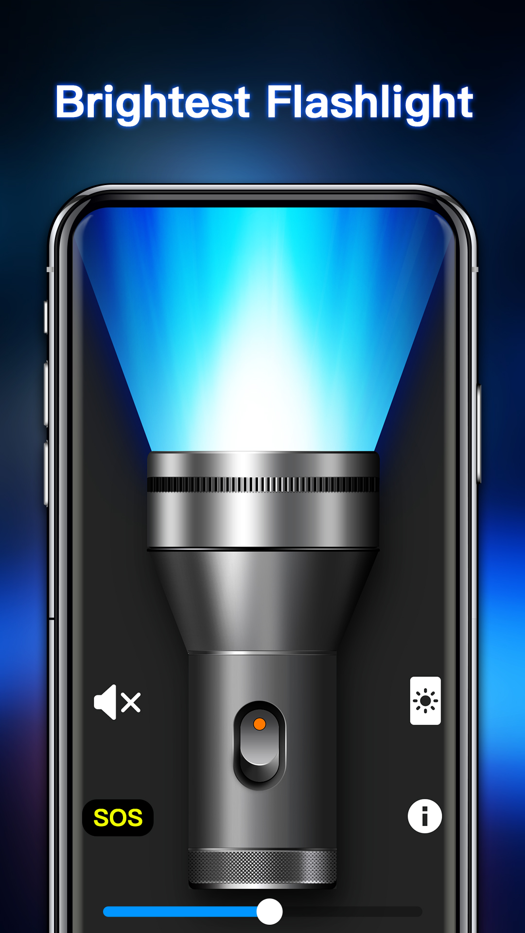 اسکرین شات 2 برنامه Flashlight: Led Torch Light