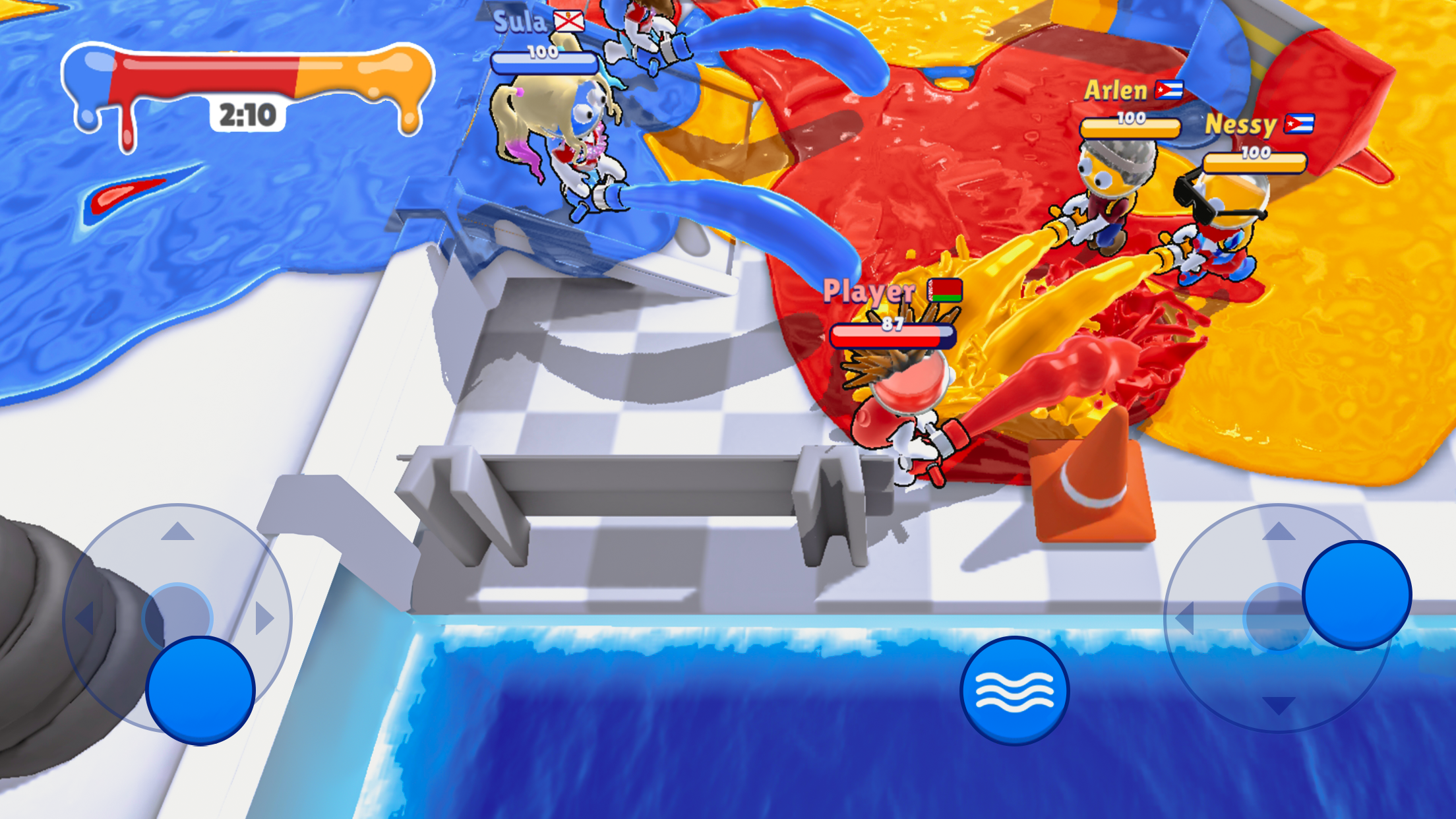 اسکرین شات 5 بازی Dye Hard - Color War